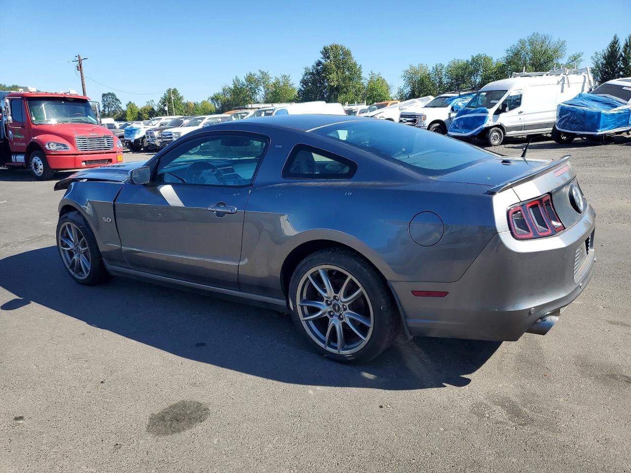 2014 Ford Mustang Gt Gray vin: 1ZVBP8CF2E5212893