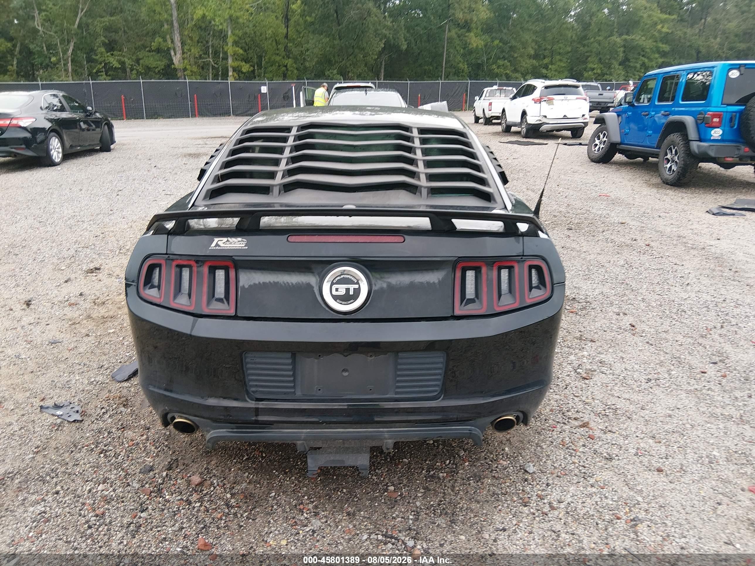 2014 Ford Mustang Gt Premium Black vin: 1ZVBP8CF2E5246445