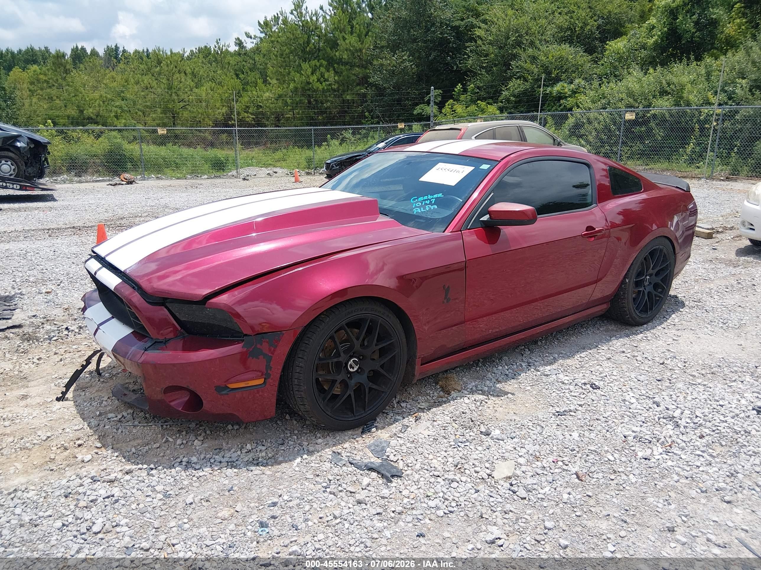 2014 Ford Mustang Gt/gt Premium Red vin: 1ZVBP8CF2E5293460