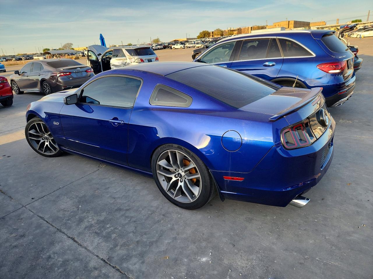 2014 Ford Mustang Gt Blue vin: 1ZVBP8CF2E5319104
