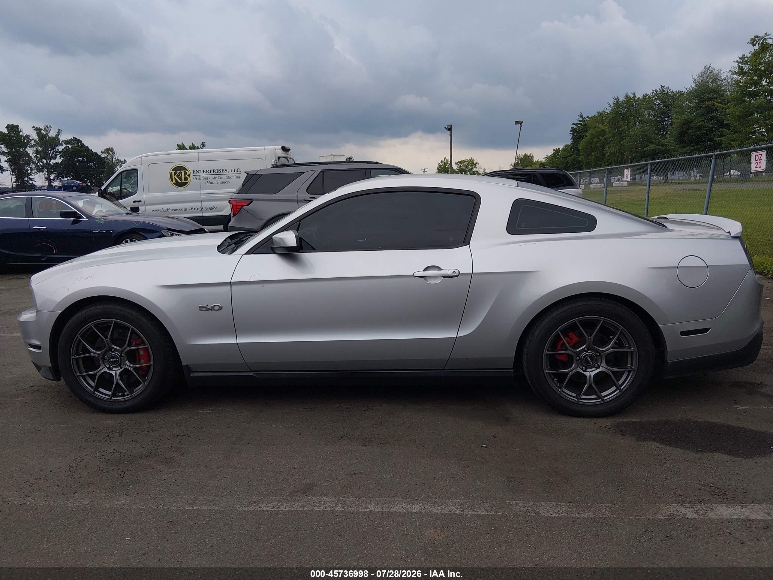 2012 Ford Mustang Gt/gt Premium Silver vin: 1ZVBP8CF3C5223916