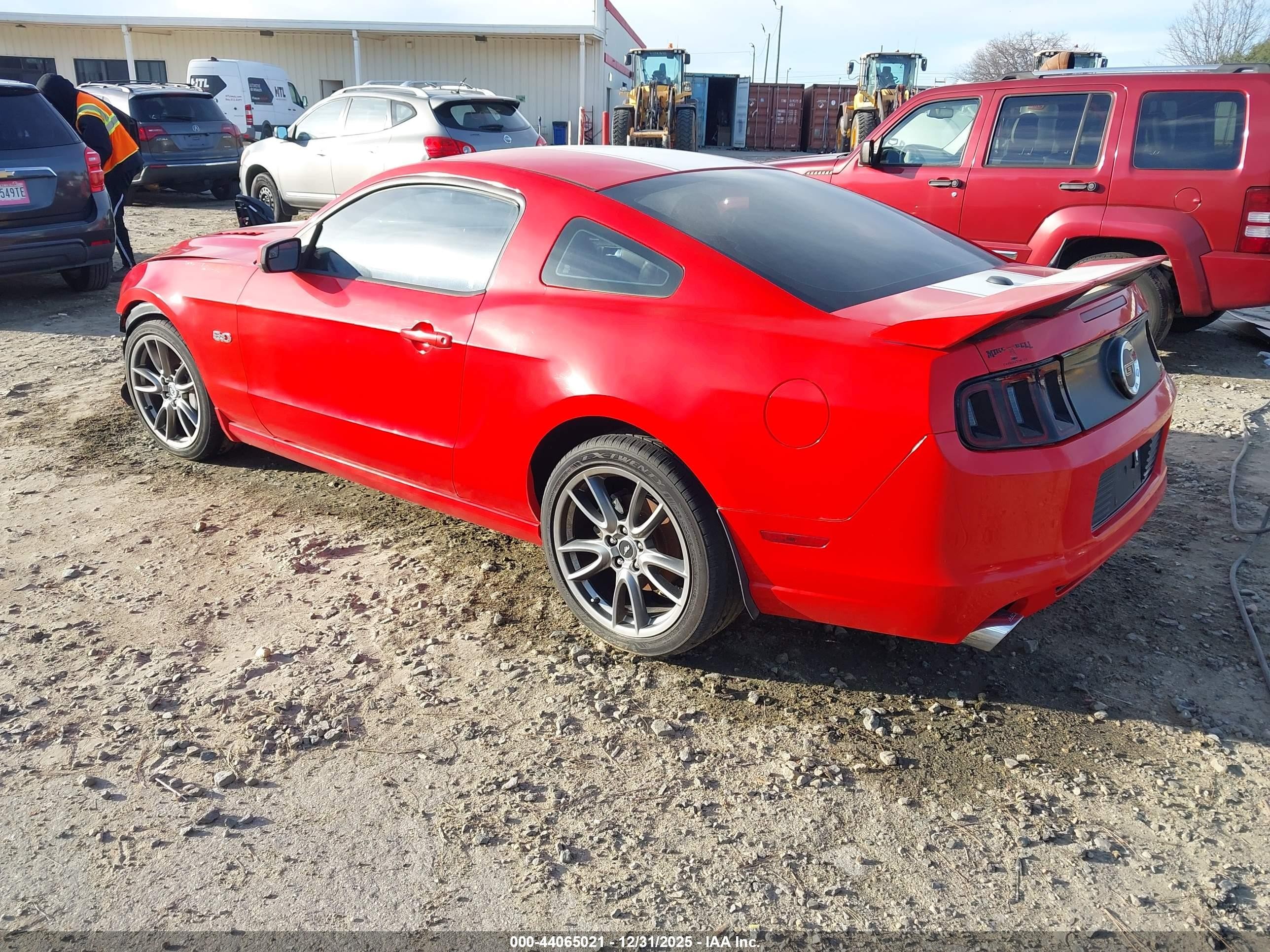 2013 Ford Mustang Gt Premium Red vin: 1ZVBP8CF3D5277377