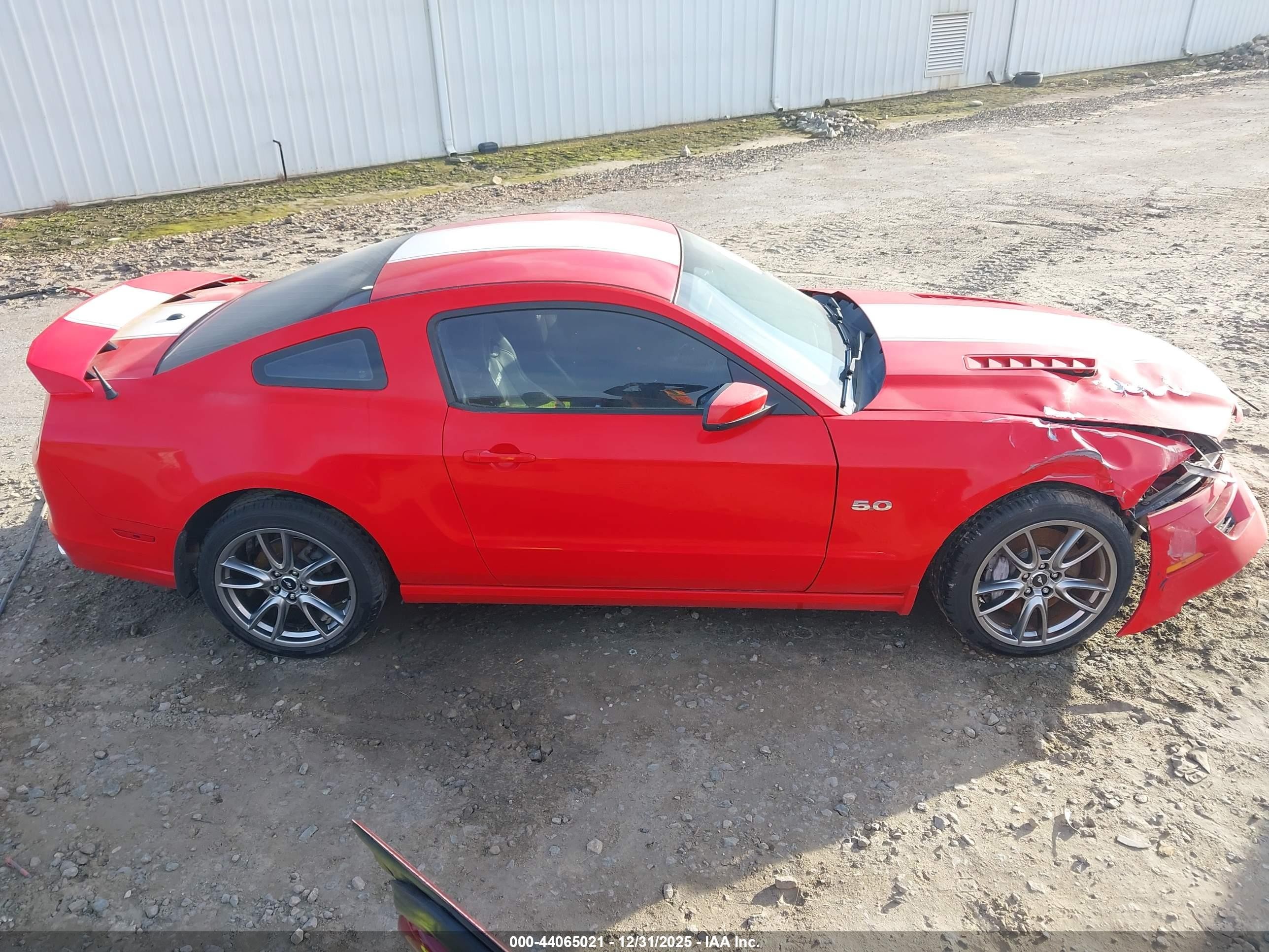 2013 Ford Mustang Gt Premium Red vin: 1ZVBP8CF3D5277377