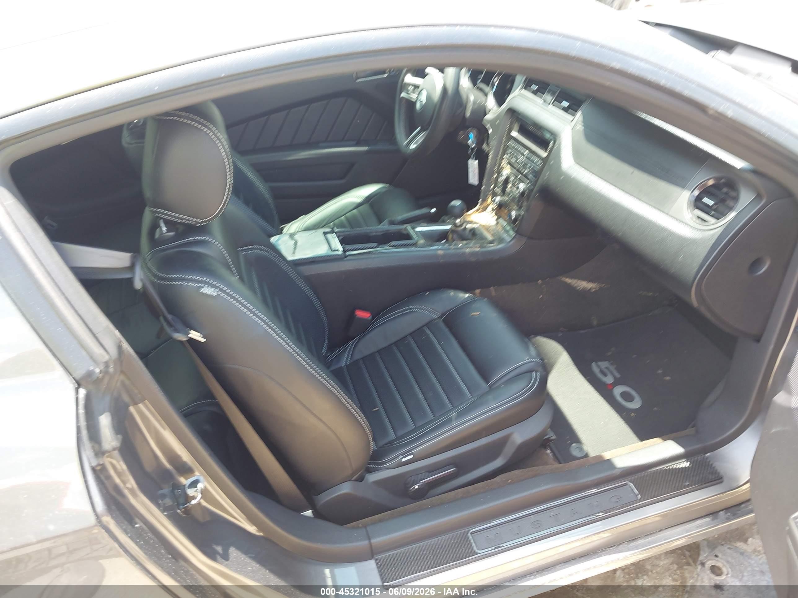2013 Ford Mustang Gt Черный vin: 1ZVBP8CF3D5278920