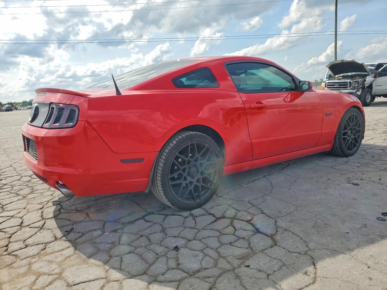 2014 Ford Mustang Gt Red vin: 1ZVBP8CF3E5206763