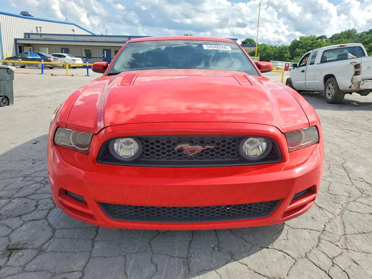 2014 Ford Mustang Gt Red vin: 1ZVBP8CF3E5206763