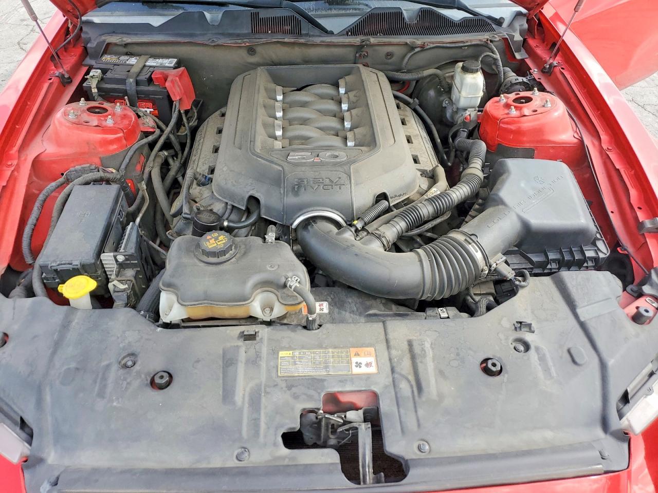 2014 Ford Mustang Gt Red vin: 1ZVBP8CF3E5206763