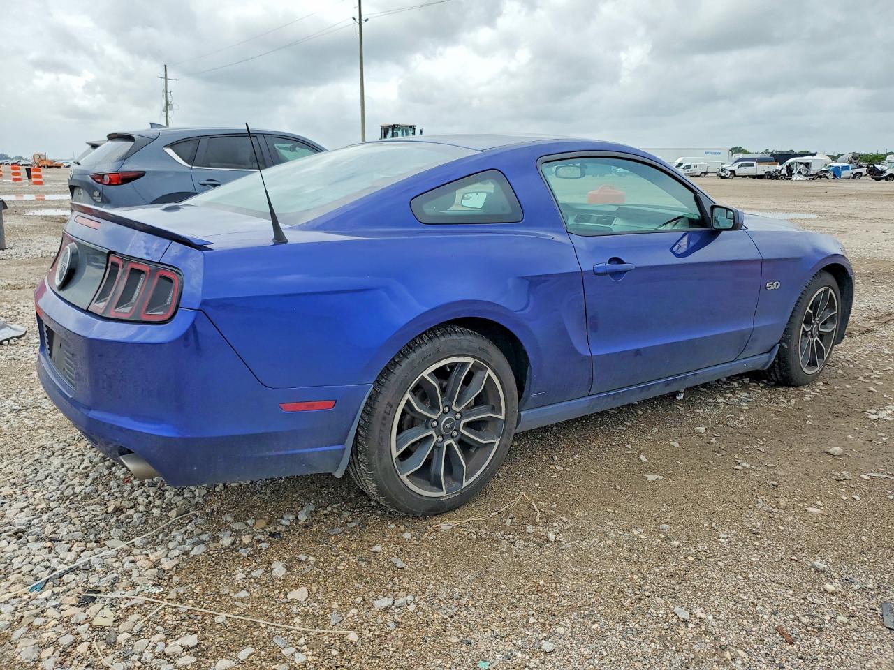 2014 Ford Mustang Gt Blue vin: 1ZVBP8CF3E5209632