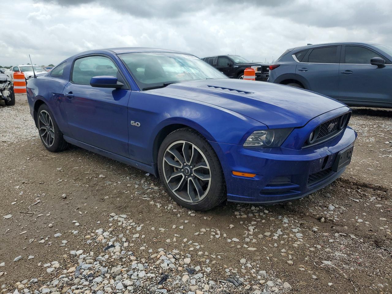 2014 Ford Mustang Gt Blue vin: 1ZVBP8CF3E5209632