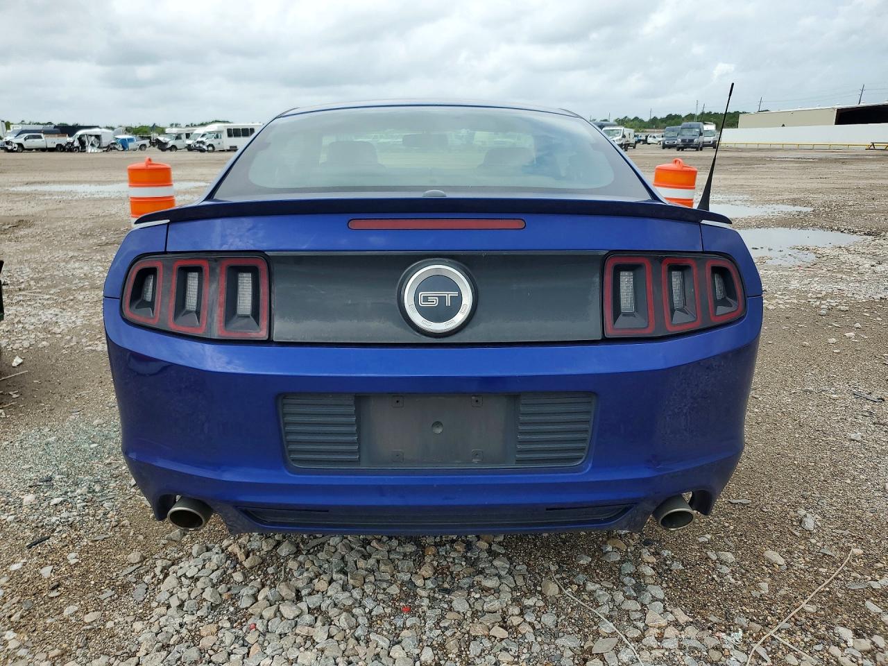 2014 Ford Mustang Gt Blue vin: 1ZVBP8CF3E5209632