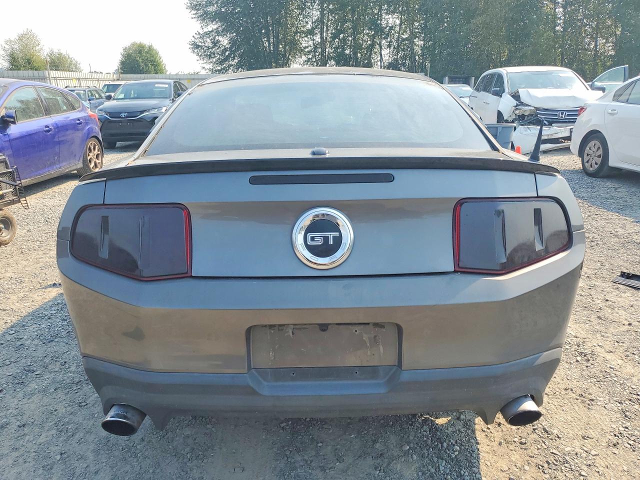 2011 Ford Mustang Gt Gray vin: 1ZVBP8CF4B5137237
