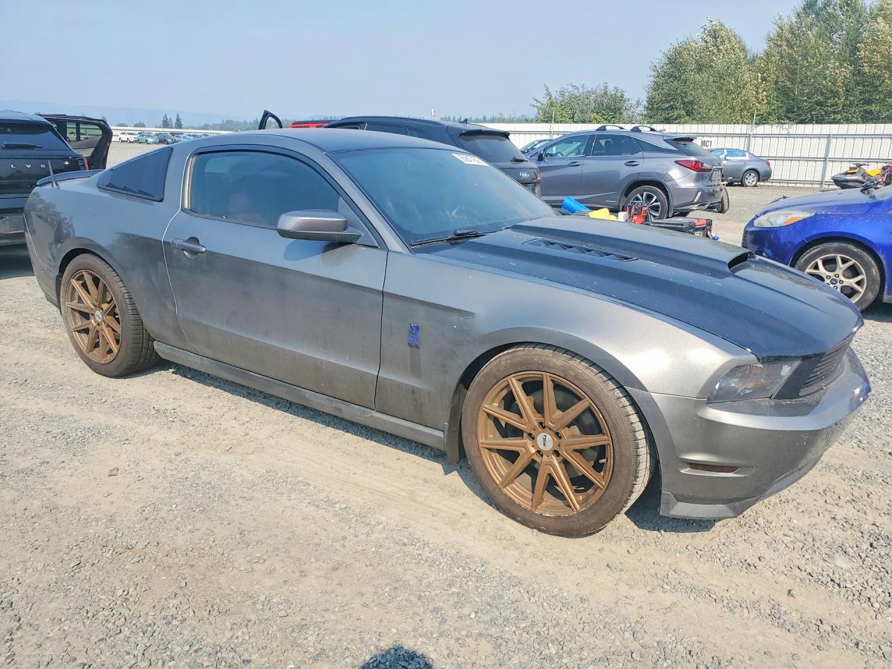 2011 Ford Mustang Gt Gray vin: 1ZVBP8CF4B5137237
