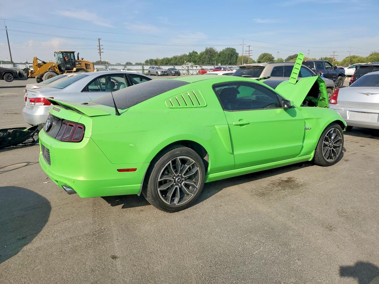 2013 Ford Mustang Gt Green vin: 1ZVBP8CF4D5202512