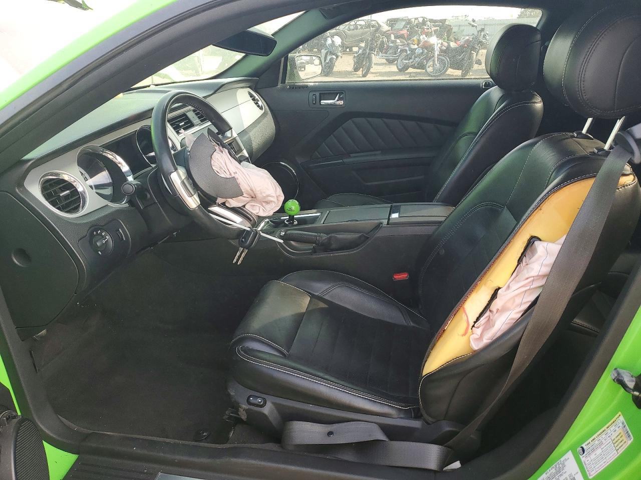 2013 Ford Mustang Gt Green vin: 1ZVBP8CF4D5202512
