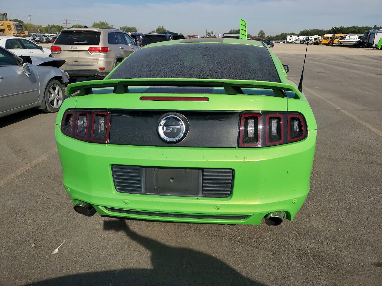 2013 Ford Mustang Gt Green vin: 1ZVBP8CF4D5202512