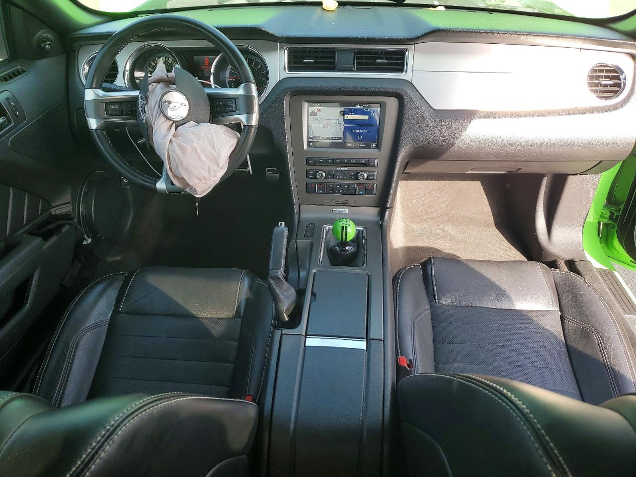 2013 Ford Mustang Gt Green vin: 1ZVBP8CF4D5202512