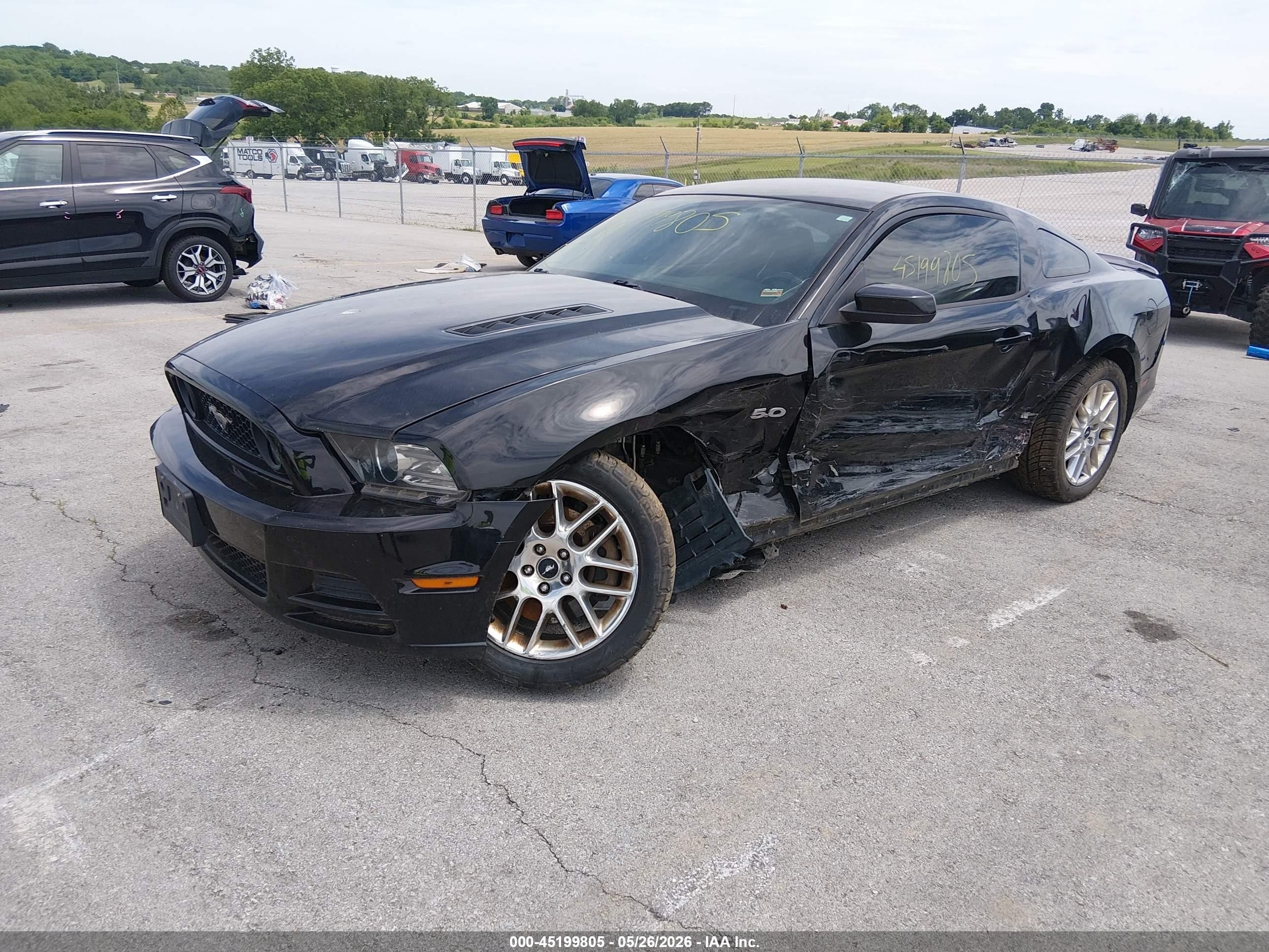 2013 Ford Mustang Gt Premium Black vin: 1ZVBP8CF4D5211033