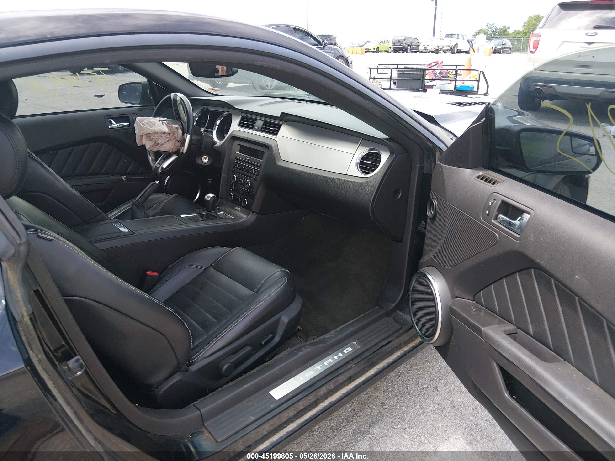 2013 Ford Mustang Gt Premium Black vin: 1ZVBP8CF4D5211033