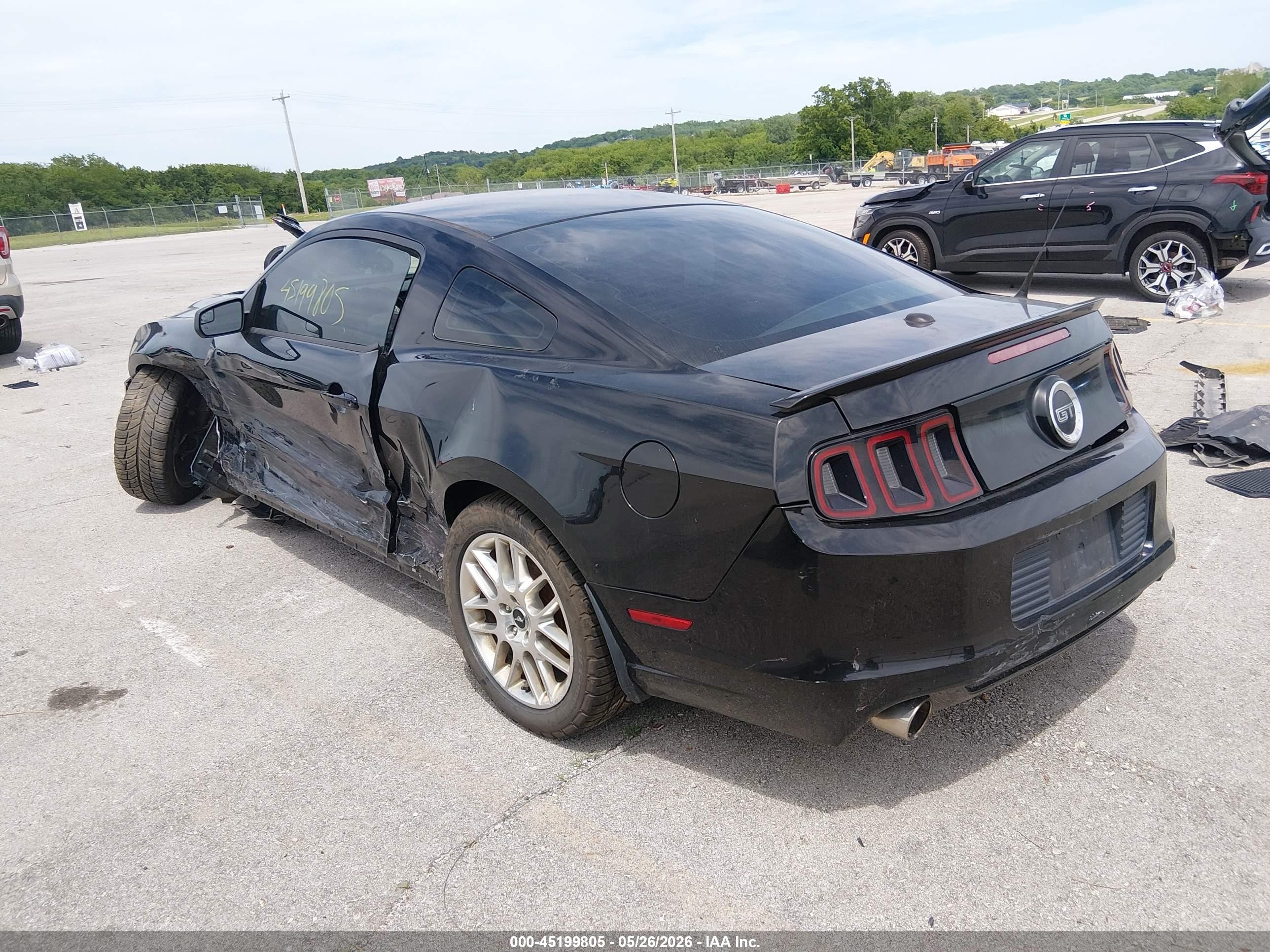 2013 Ford Mustang Gt Premium Black vin: 1ZVBP8CF4D5211033