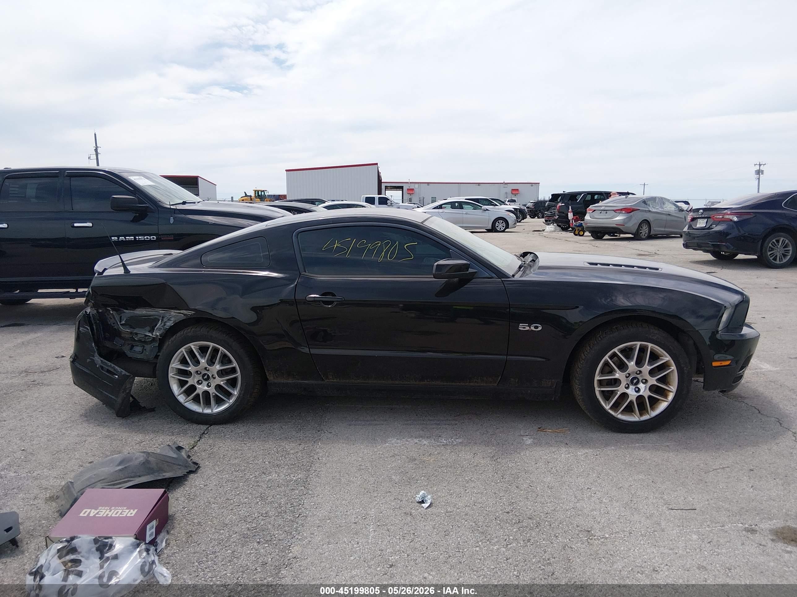 2013 Ford Mustang Gt Premium Black vin: 1ZVBP8CF4D5211033