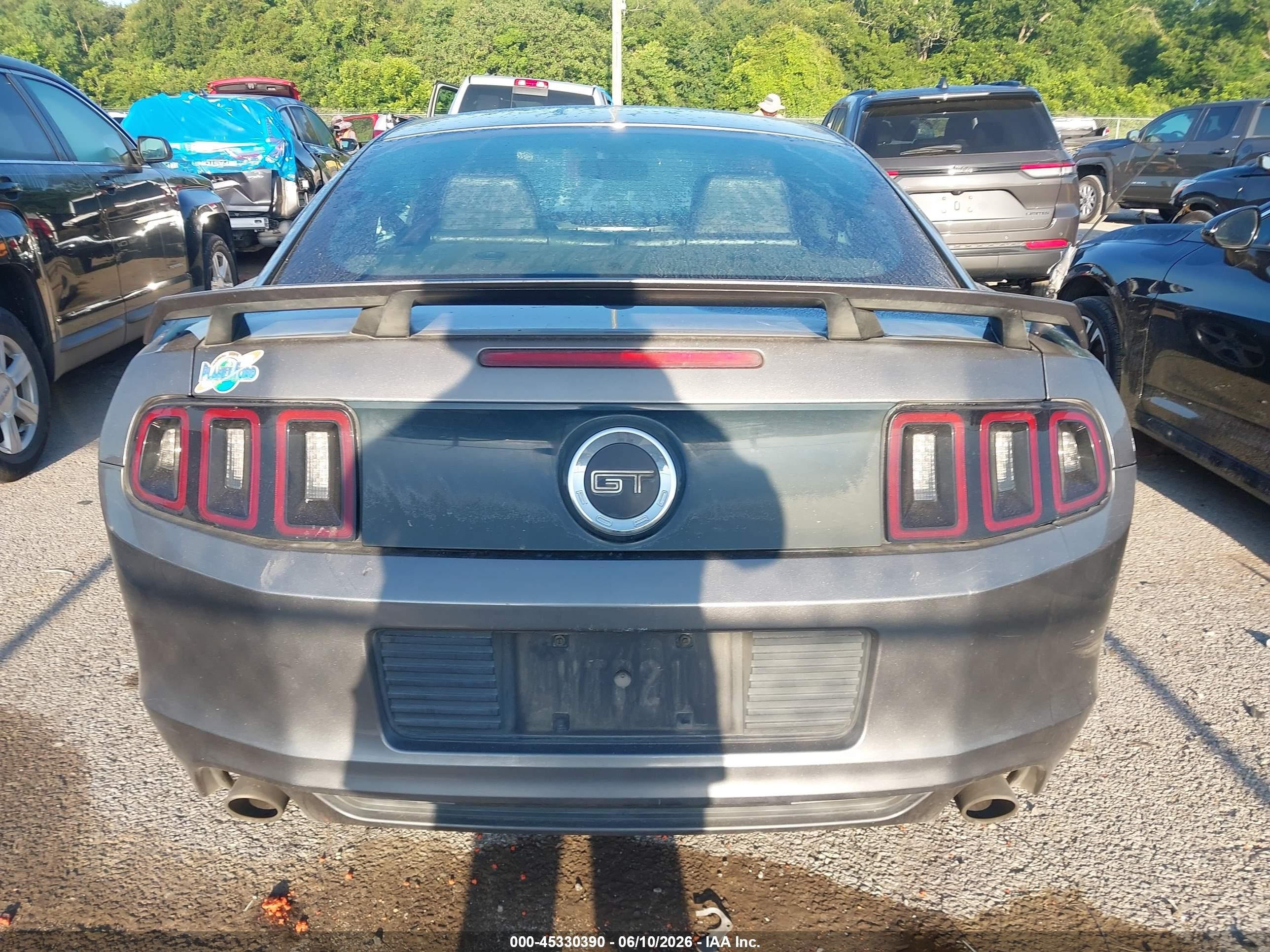 2013 Ford Mustang Gt Premium Gray vin: 1ZVBP8CF4D5247756