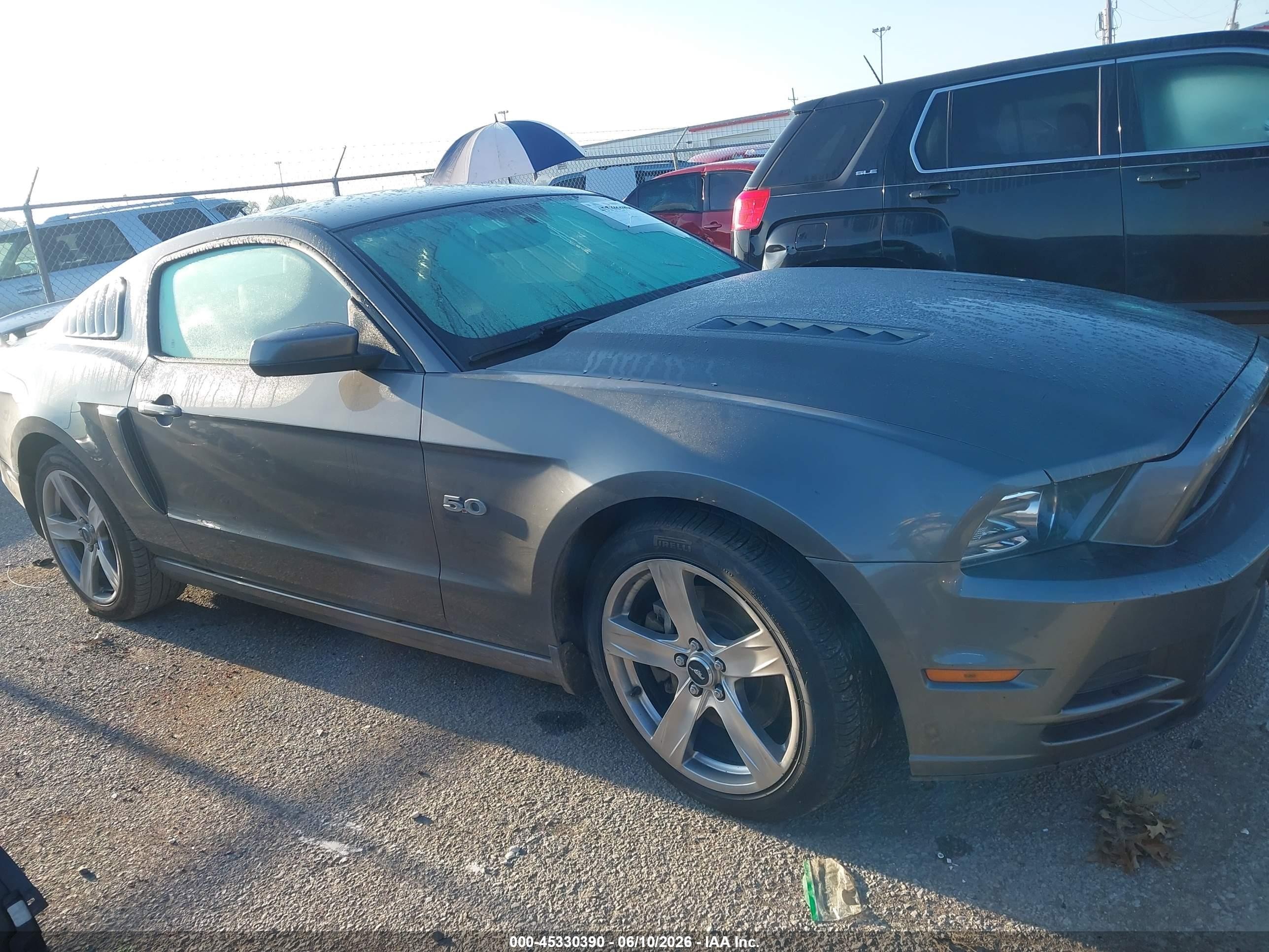 2013 Ford Mustang Gt Premium Gray vin: 1ZVBP8CF4D5247756