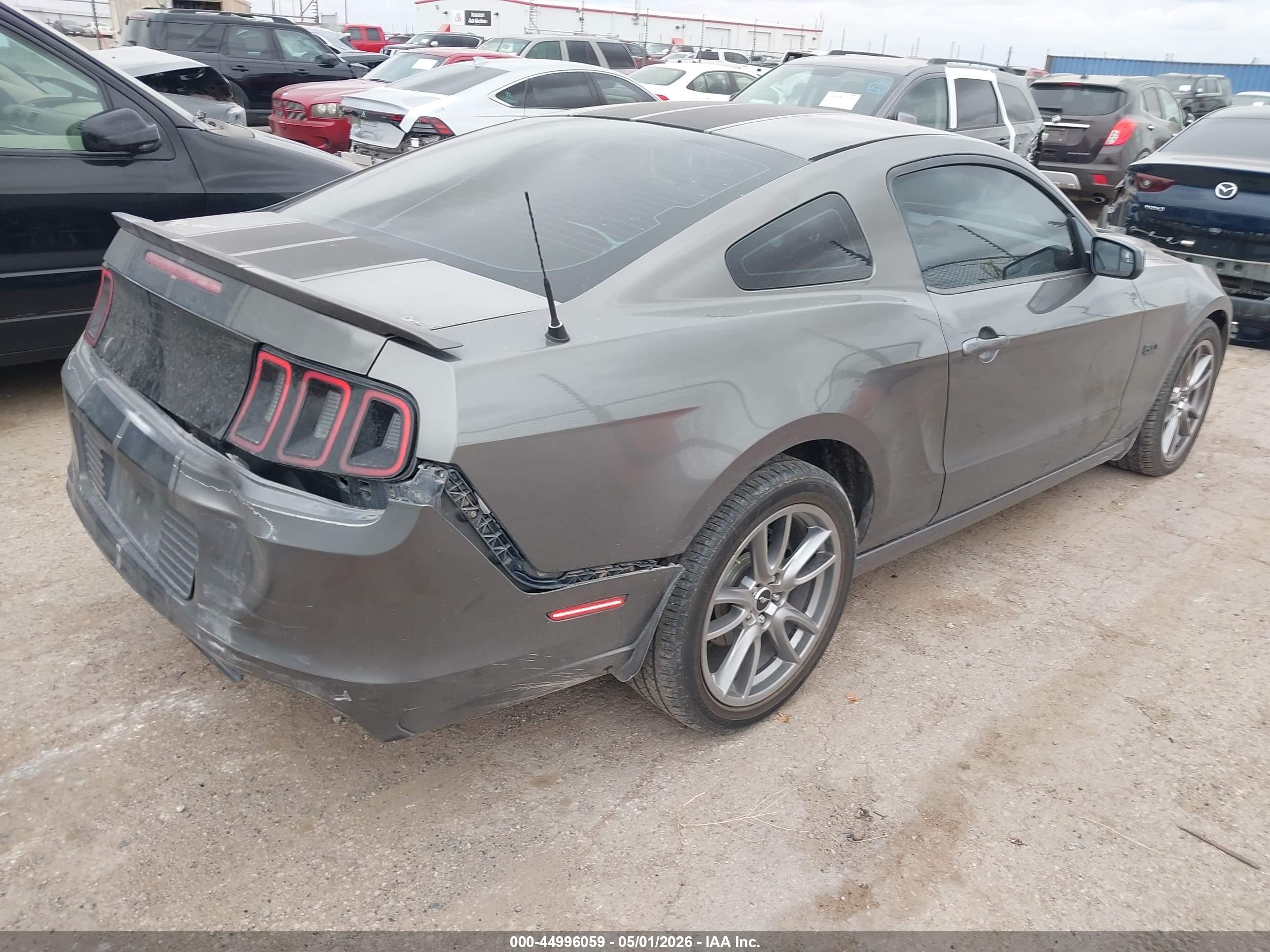 2013 Ford Mustang Gt Gray vin: 1ZVBP8CF4D5264220