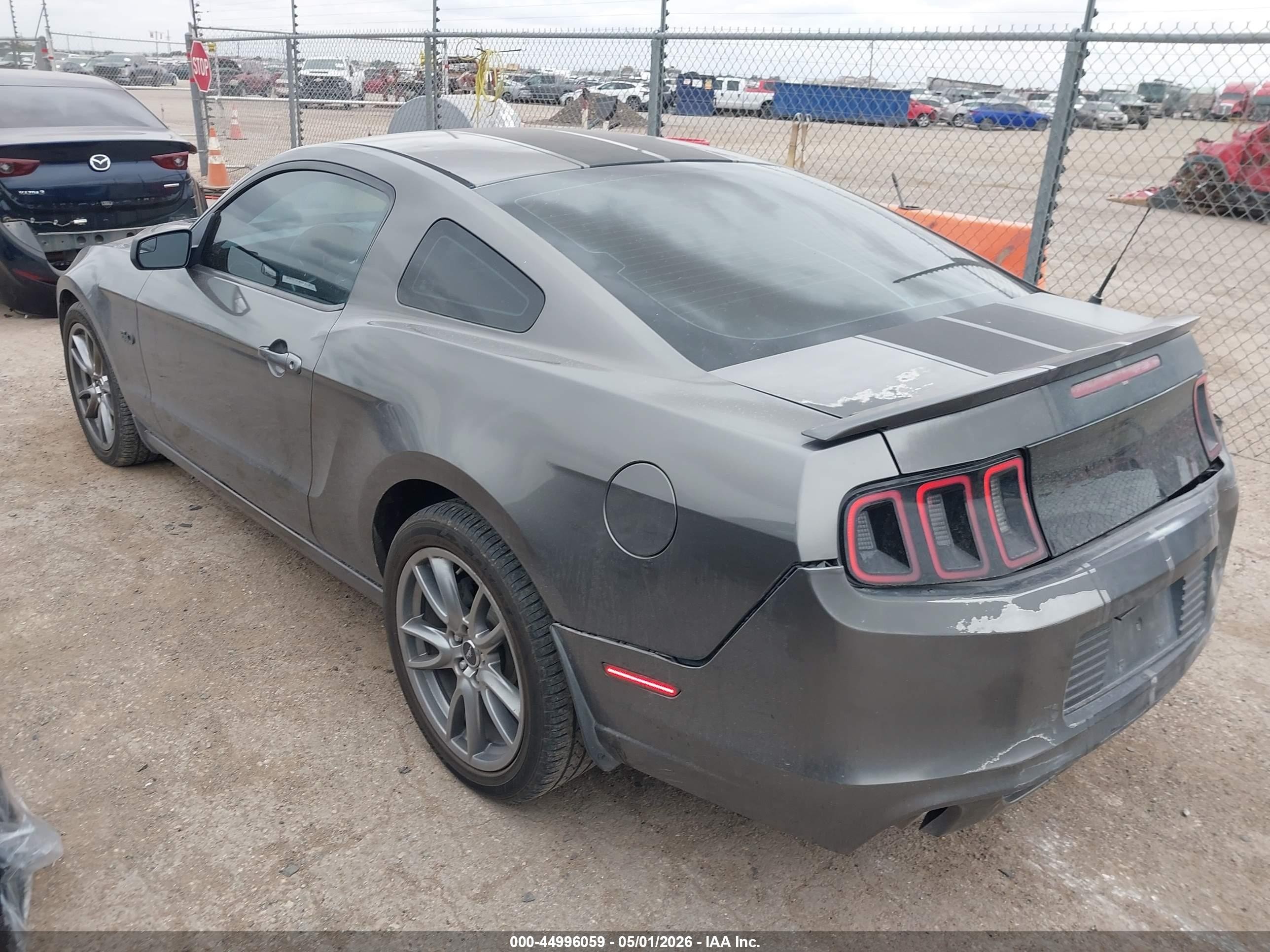 2013 Ford Mustang Gt Gray vin: 1ZVBP8CF4D5264220