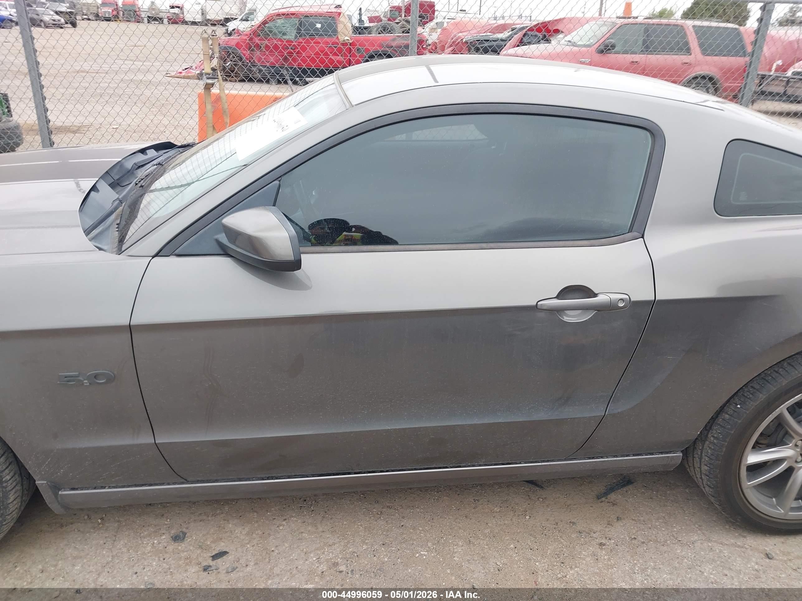 2013 Ford Mustang Gt Gray vin: 1ZVBP8CF4D5264220