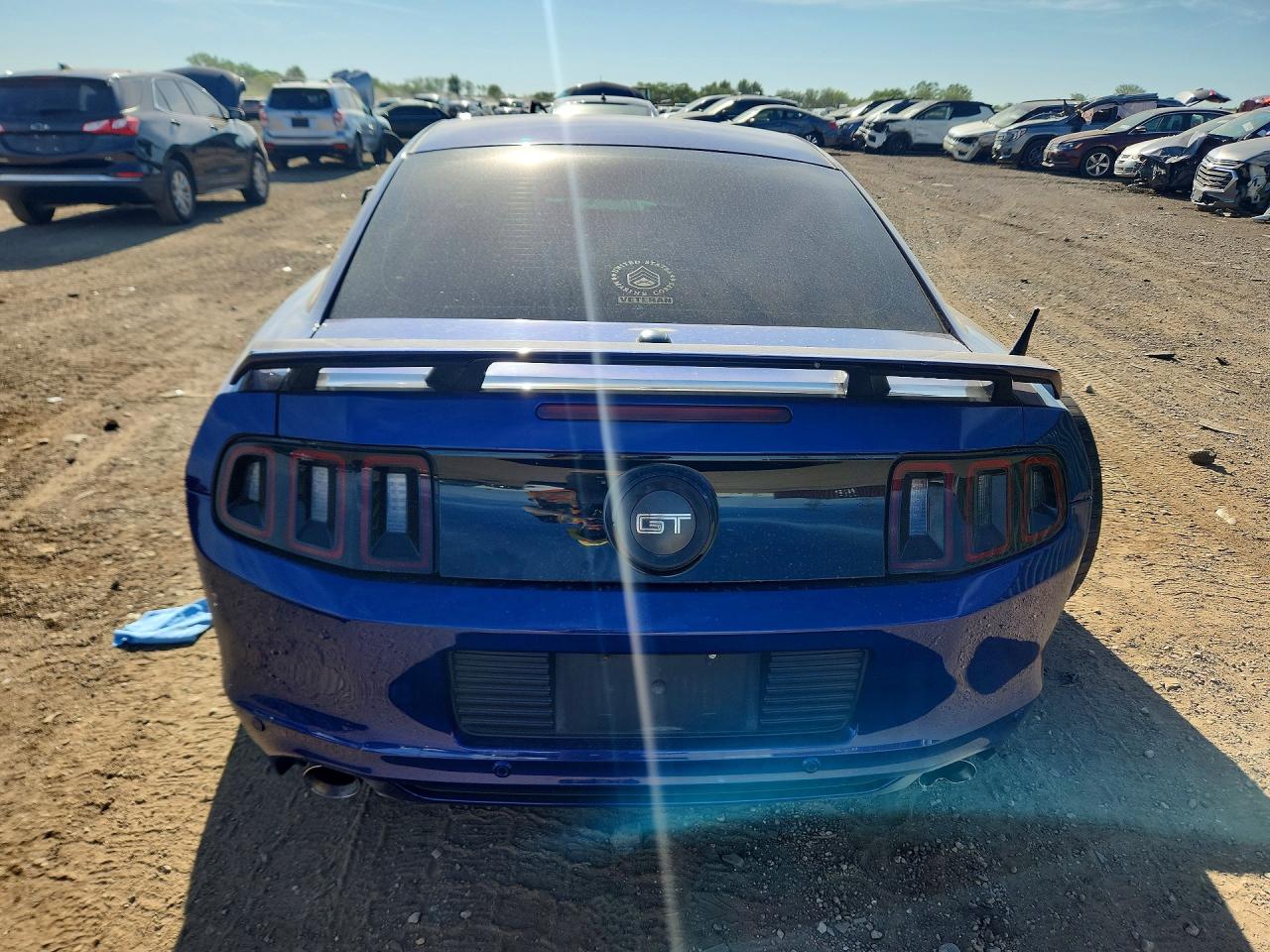 2013 Ford Mustang Gt Синий vin: 1ZVBP8CF4D5264735