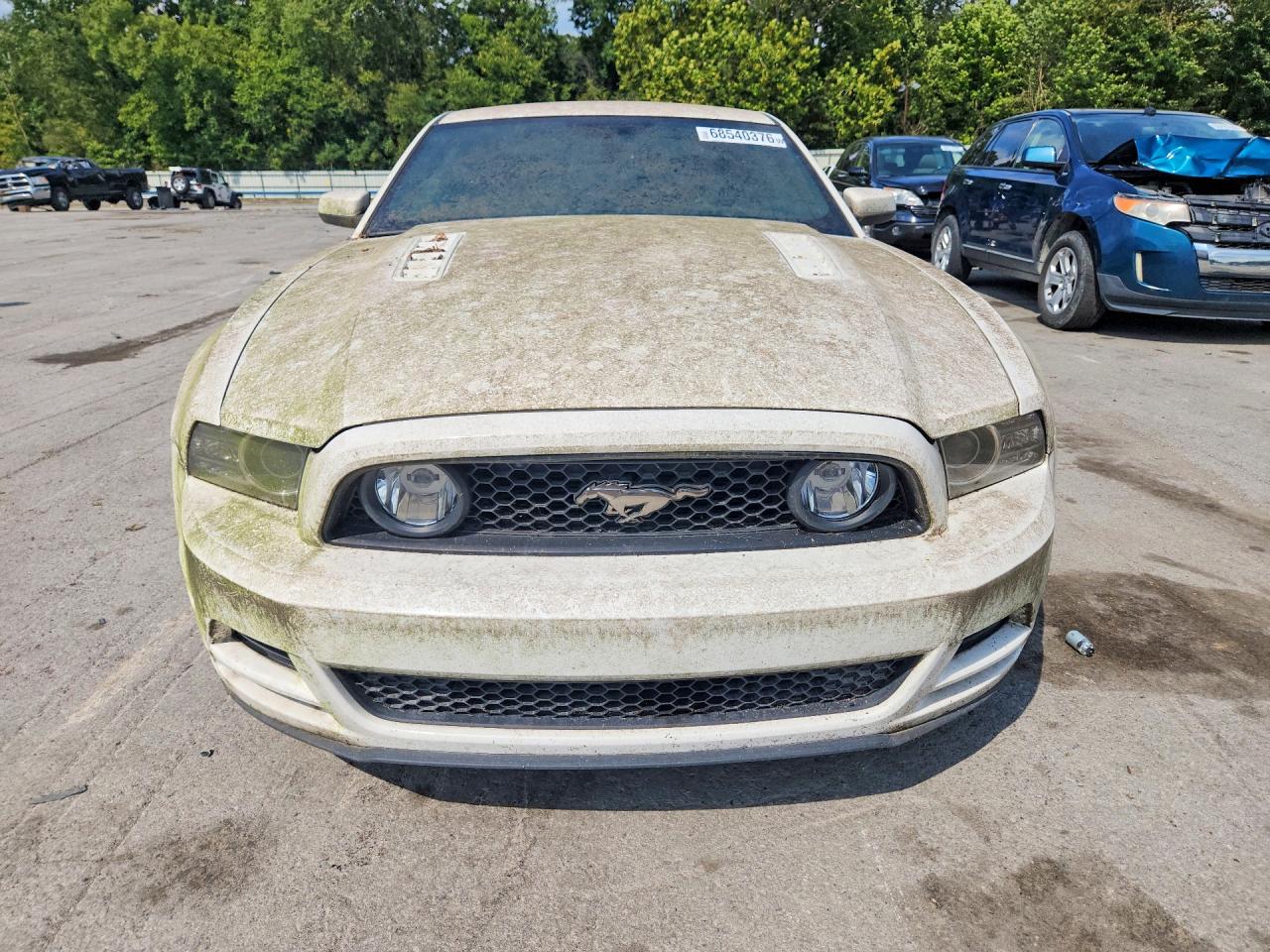 2013 Ford Mustang Gt White vin: 1ZVBP8CF4D5270485