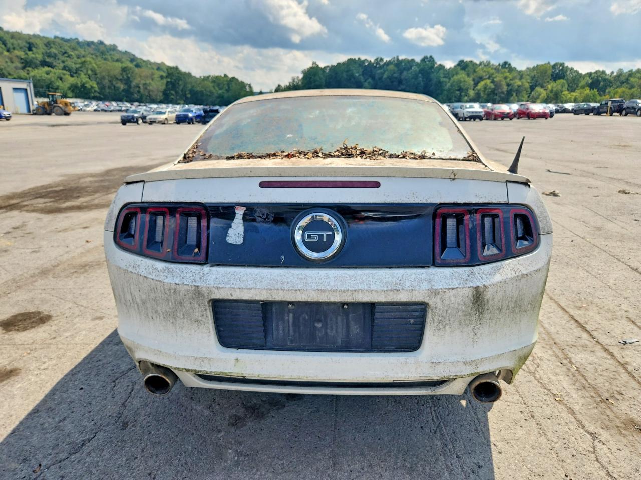 2013 Ford Mustang Gt White vin: 1ZVBP8CF4D5270485