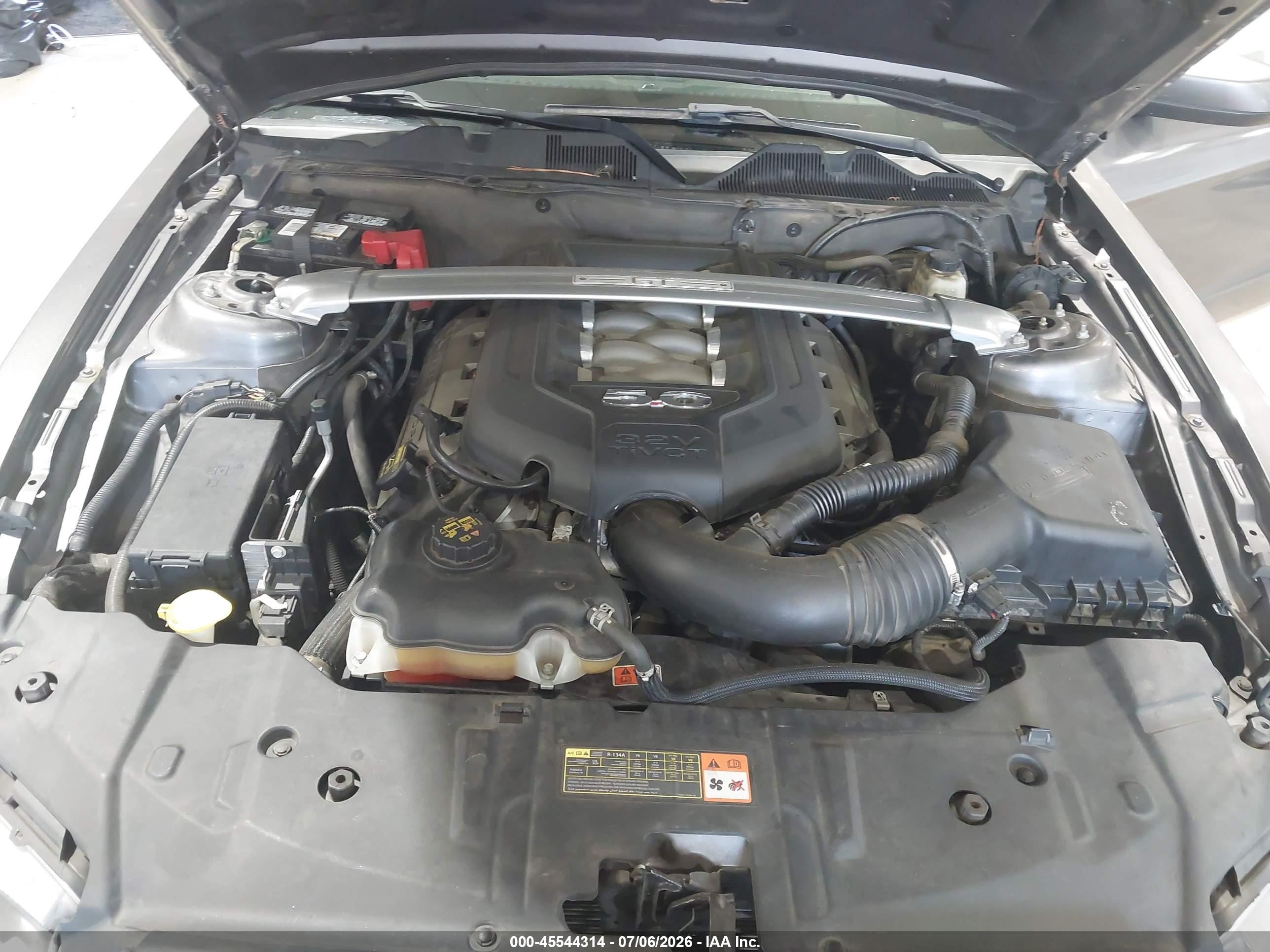 2014 Ford Mustang Gt Gray vin: 1ZVBP8CF4E5284131