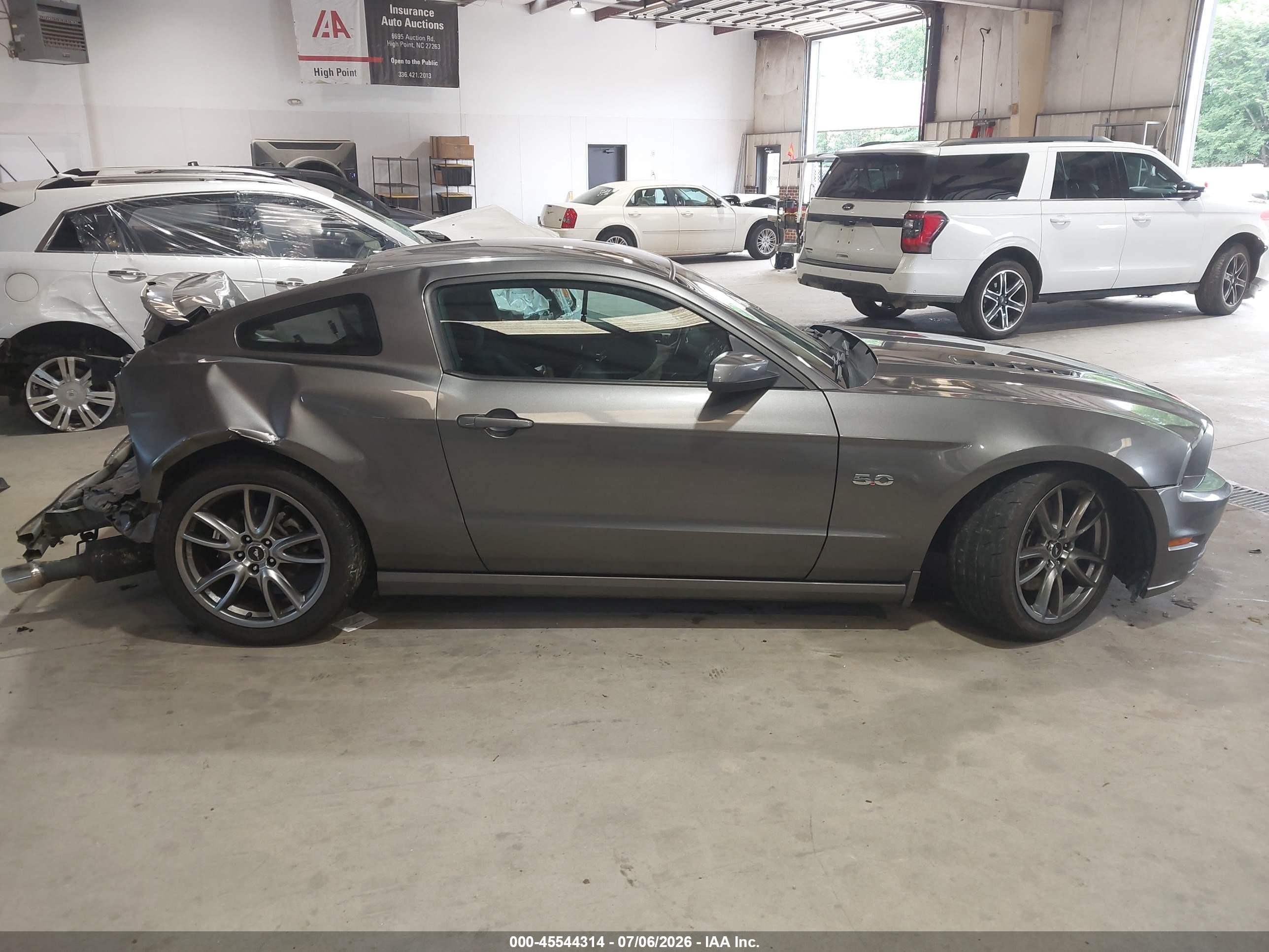 2014 Ford Mustang Gt Gray vin: 1ZVBP8CF4E5284131