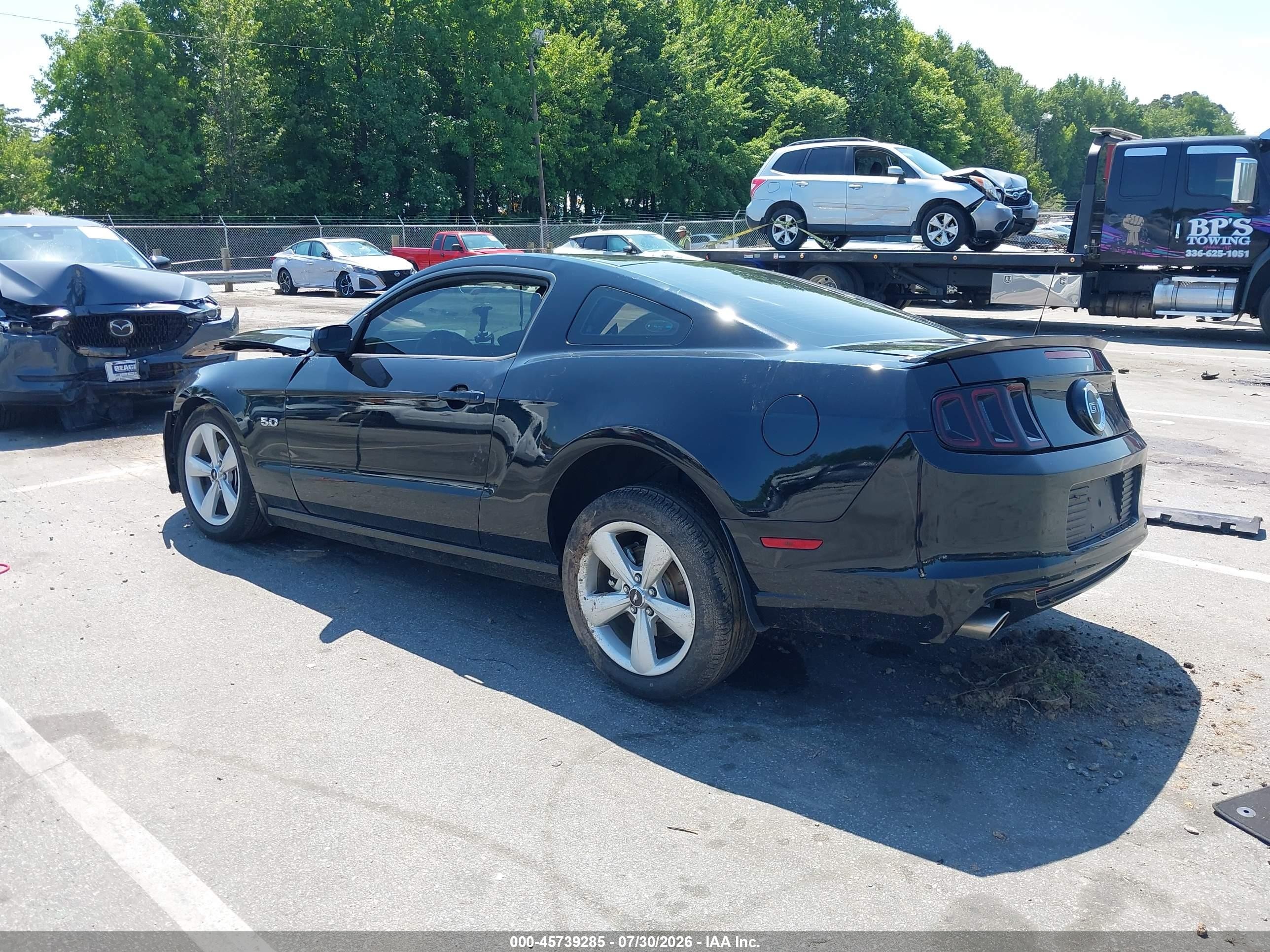2014 Ford Mustang Gt Premium Black vin: 1ZVBP8CF4E5294285