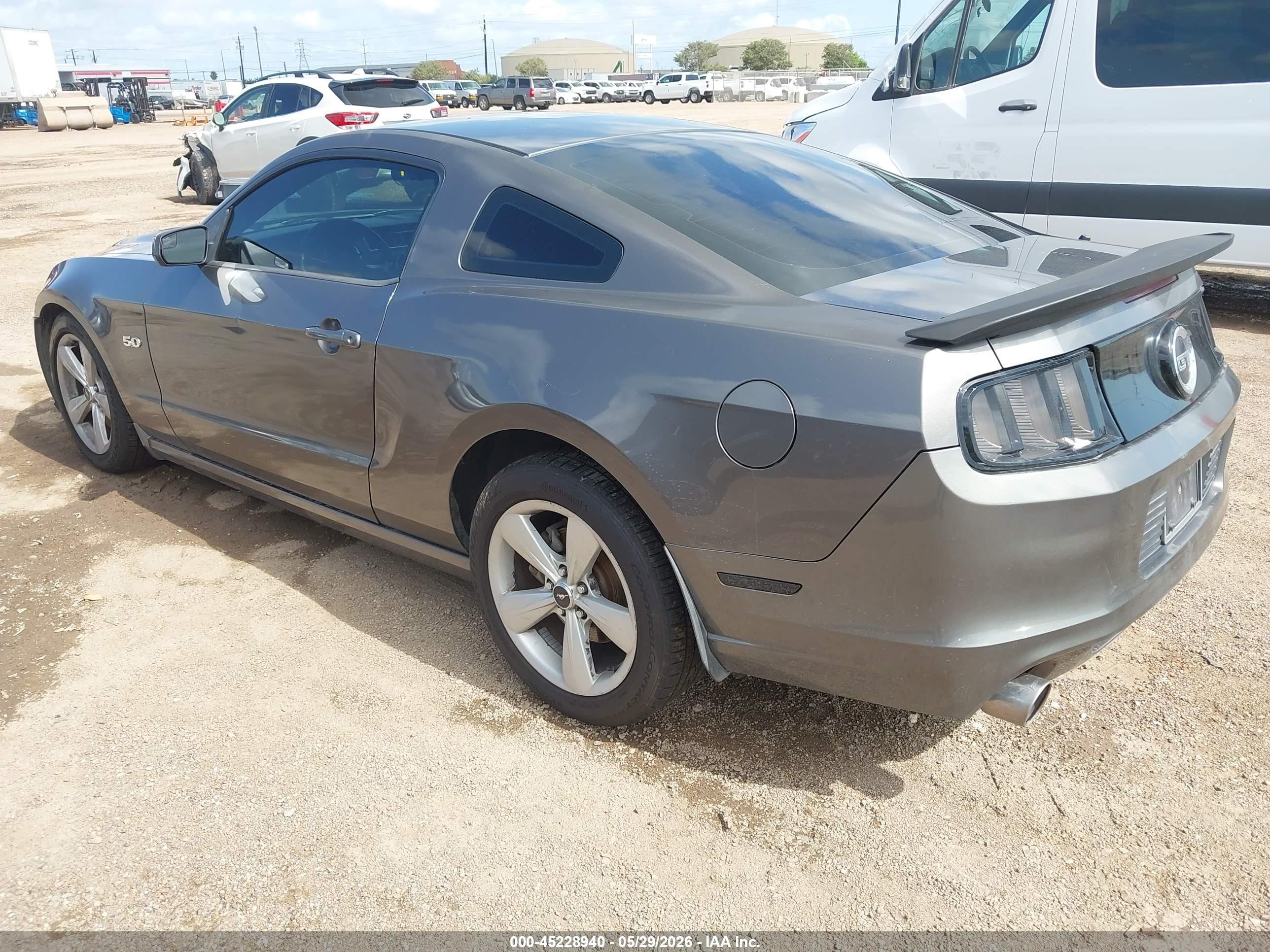 2014 Ford Mustang Gt Gray vin: 1ZVBP8CF4E5309805