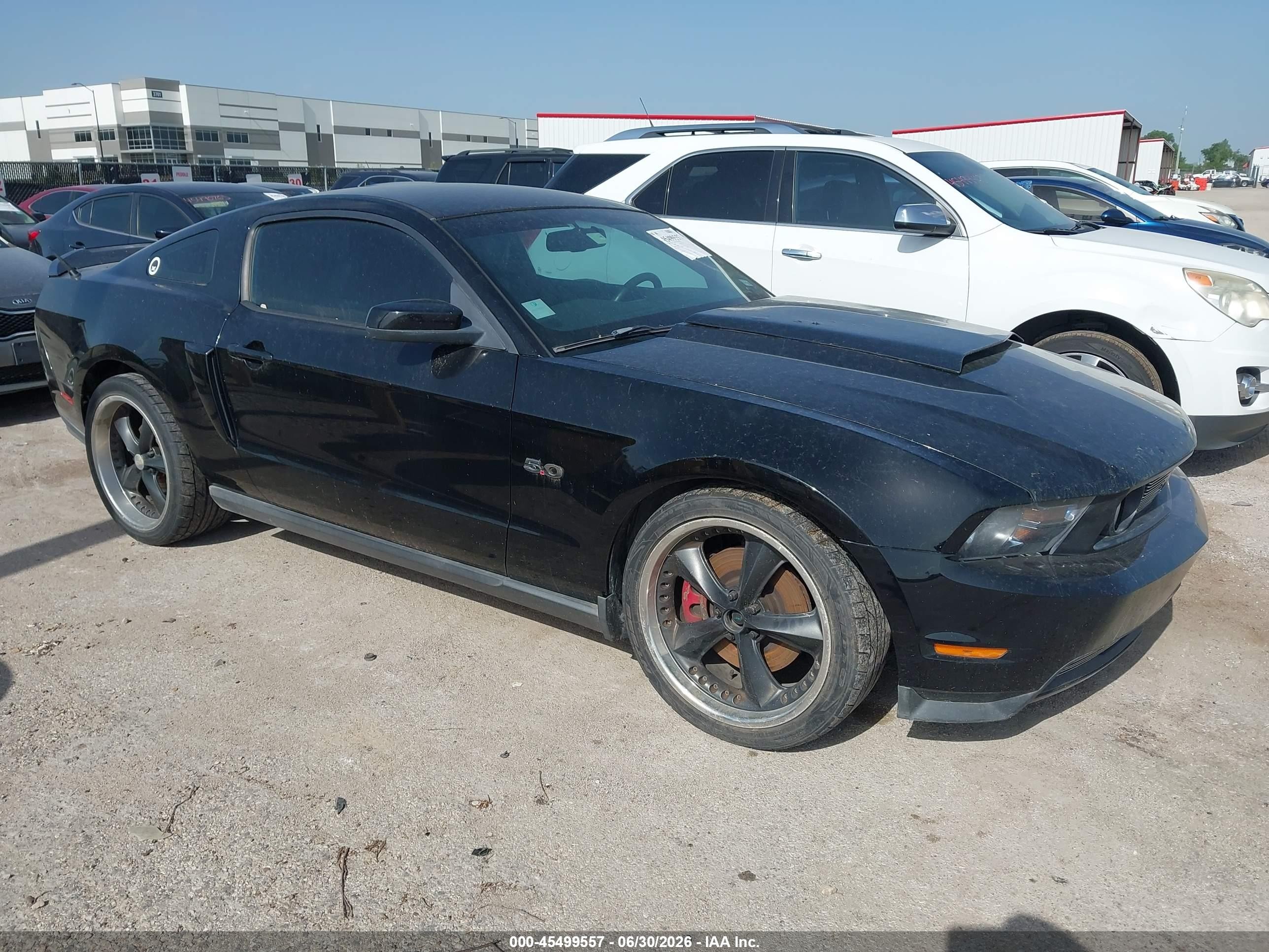 2011 Ford Mustang Gt/gt Premium Black vin: 1ZVBP8CF5B5106837