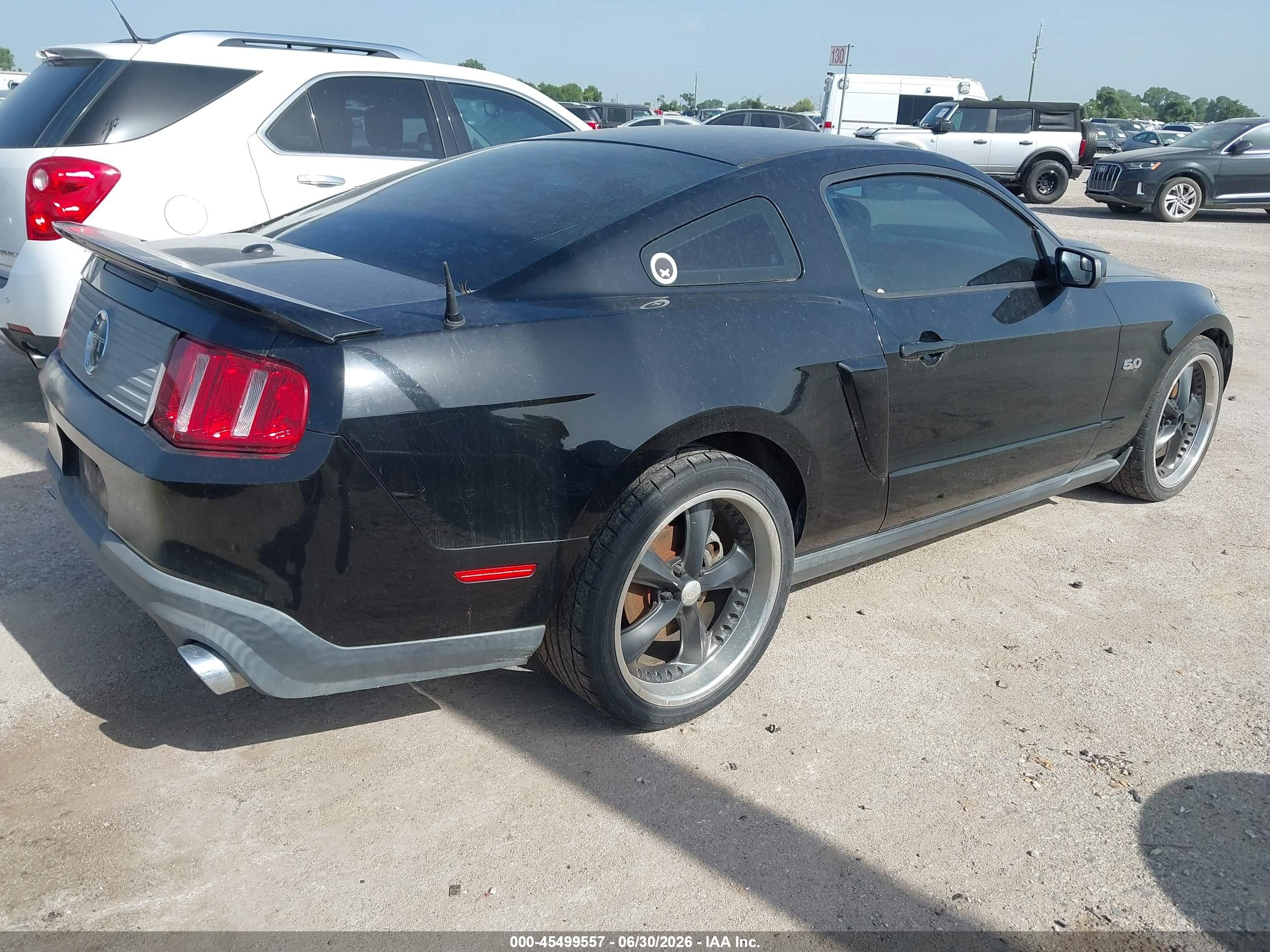 2011 Ford Mustang Gt/gt Premium Black vin: 1ZVBP8CF5B5106837