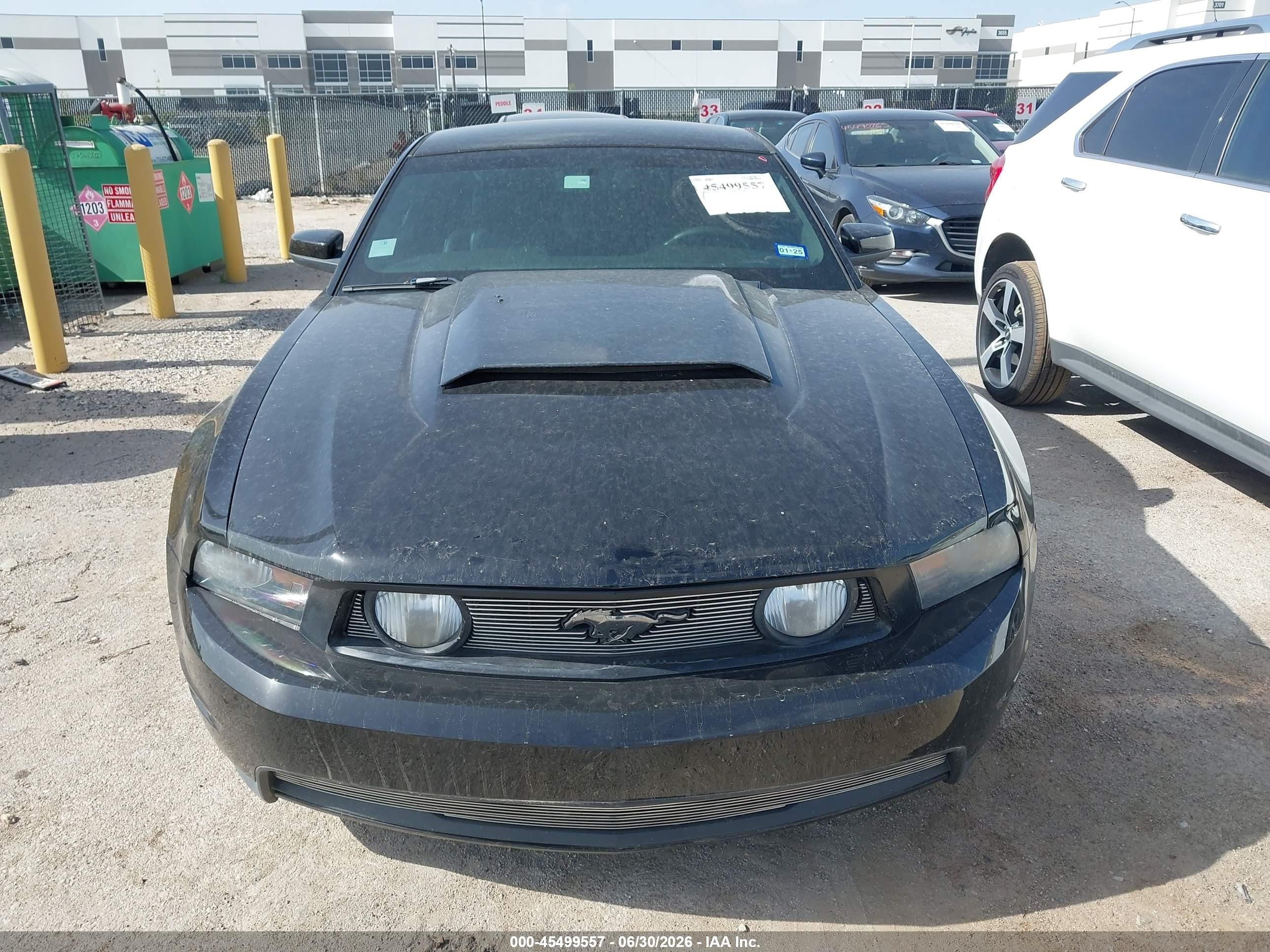 2011 Ford Mustang Gt/gt Premium Black vin: 1ZVBP8CF5B5106837