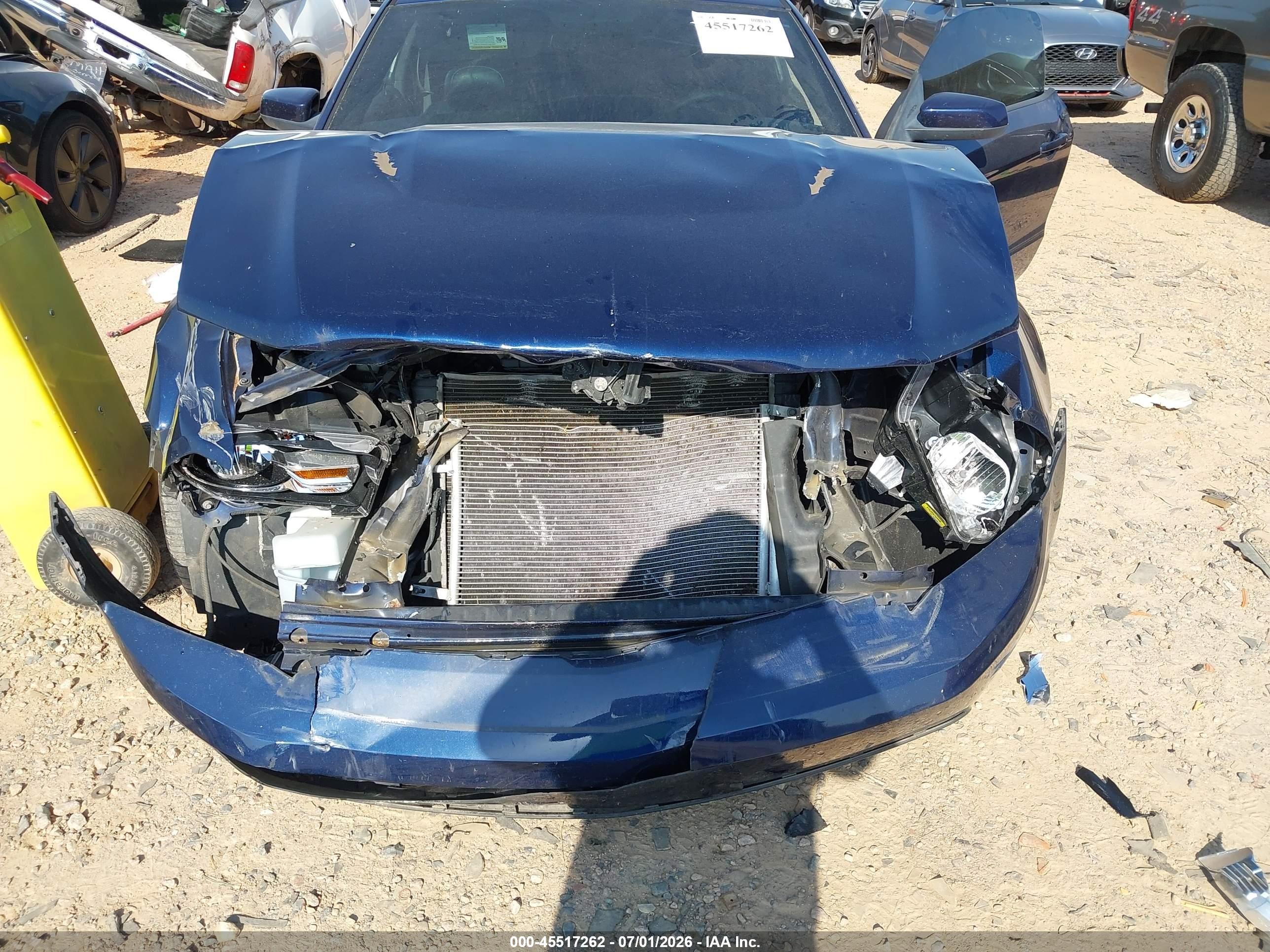 2011 Ford Mustang Gt Premium Blue vin: 1ZVBP8CF5B5110273