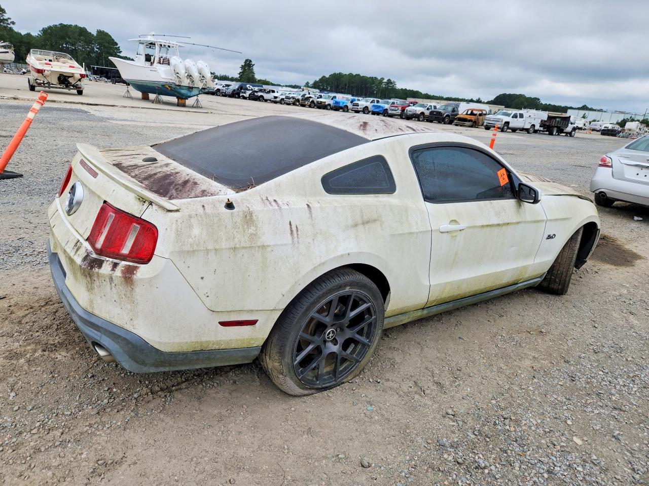 2011 Ford Mustang Gt White vin: 1ZVBP8CF5B5132791