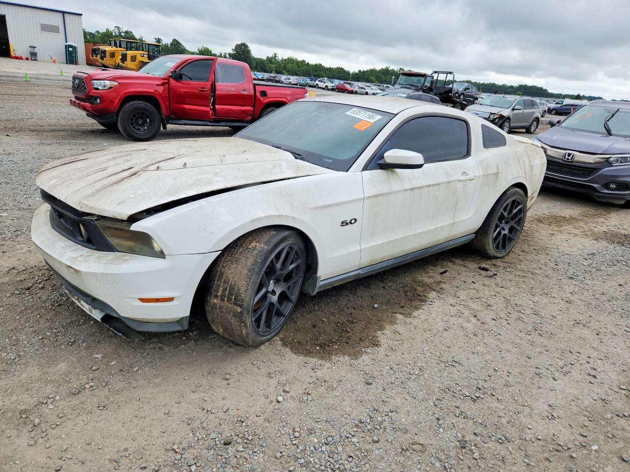 2011 Ford Mustang Gt White vin: 1ZVBP8CF5B5132791