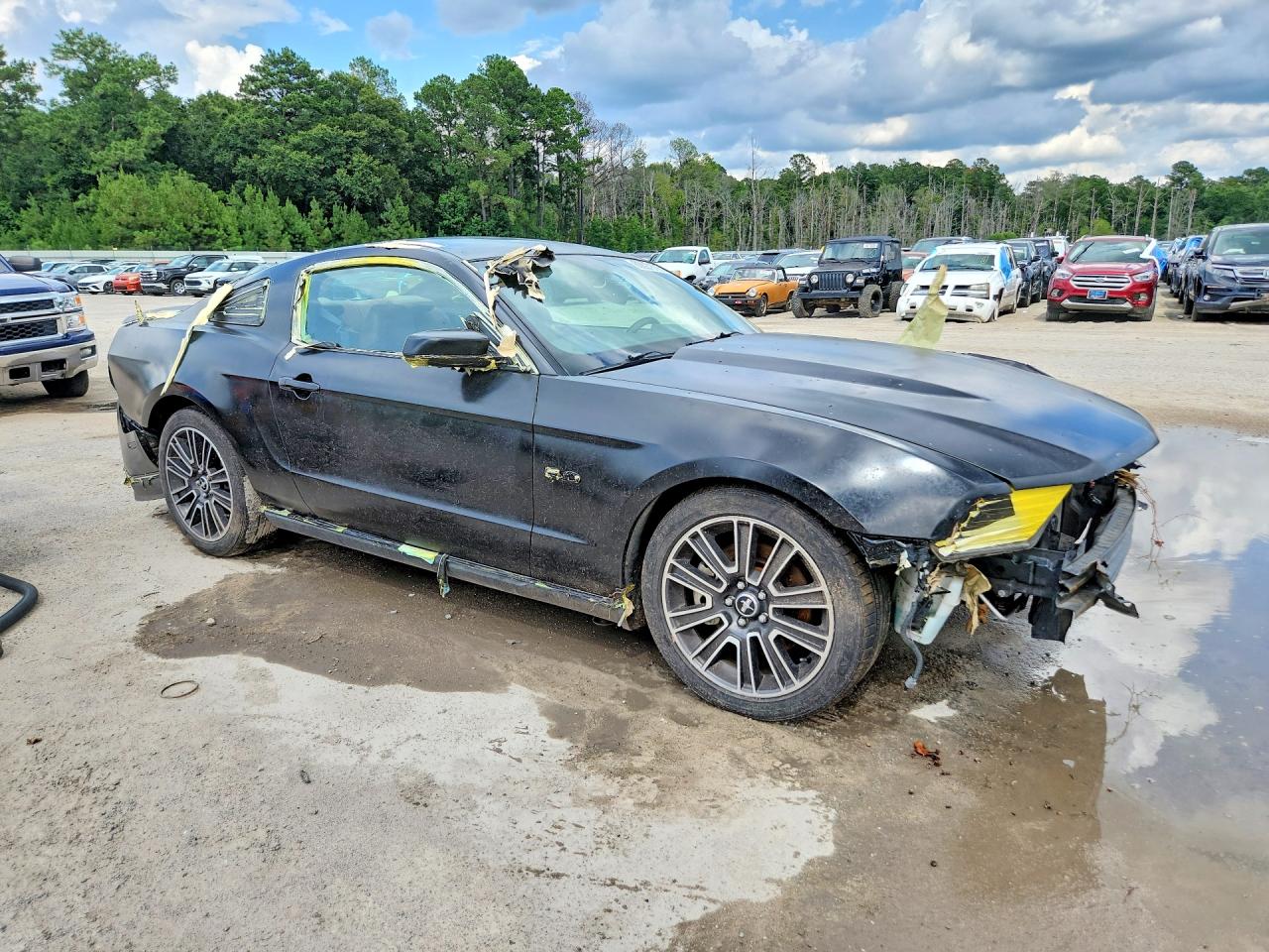 2012 Ford Mustang Gt Black vin: 1ZVBP8CF5C5204395