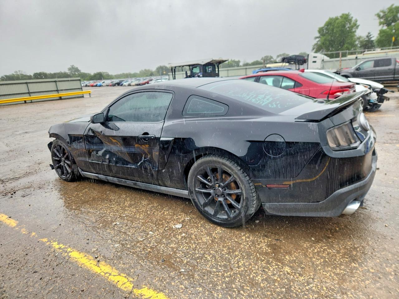 2012 Ford Mustang Gt Black vin: 1ZVBP8CF5C5230317