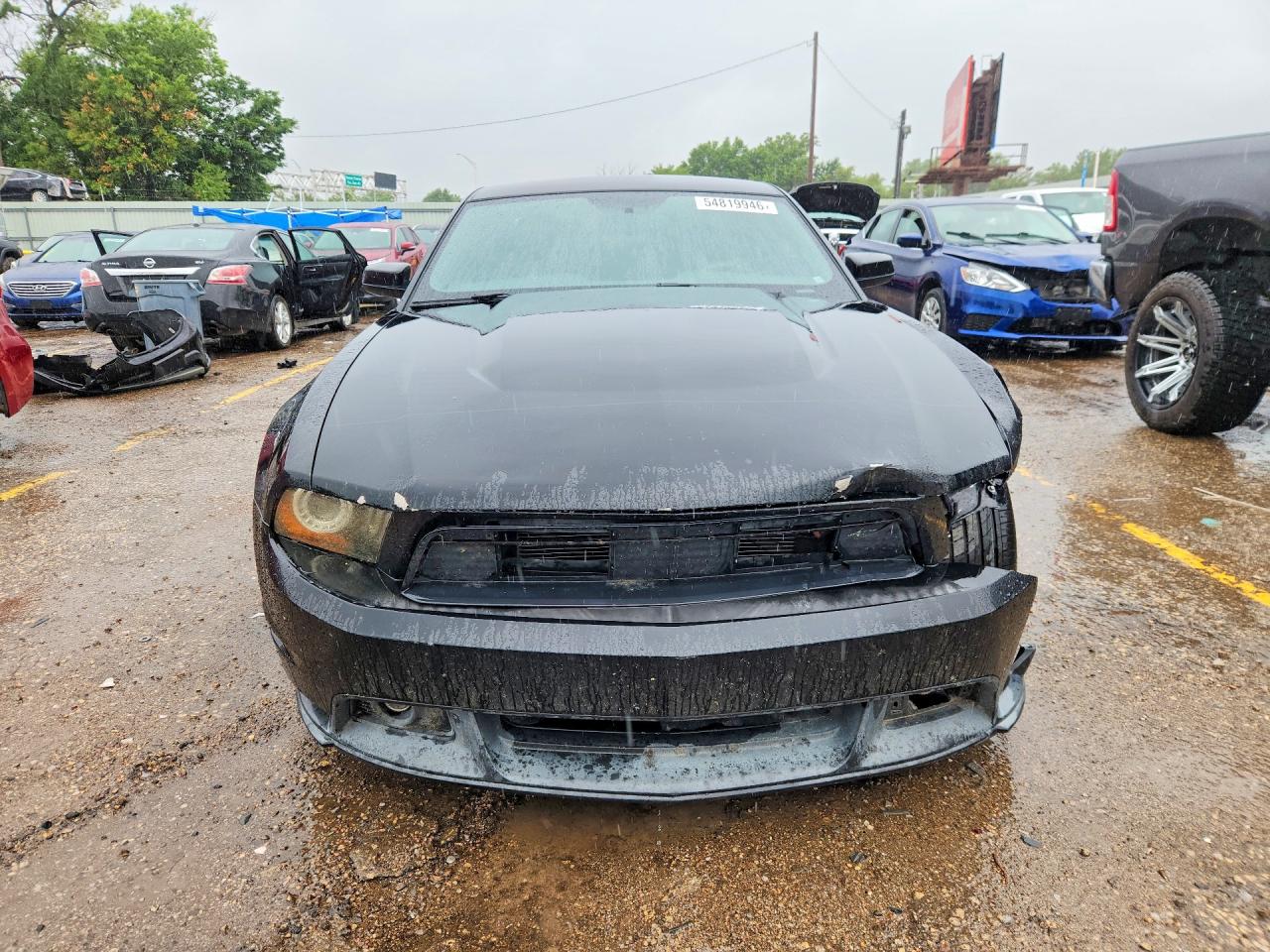2012 Ford Mustang Gt Black vin: 1ZVBP8CF5C5230317