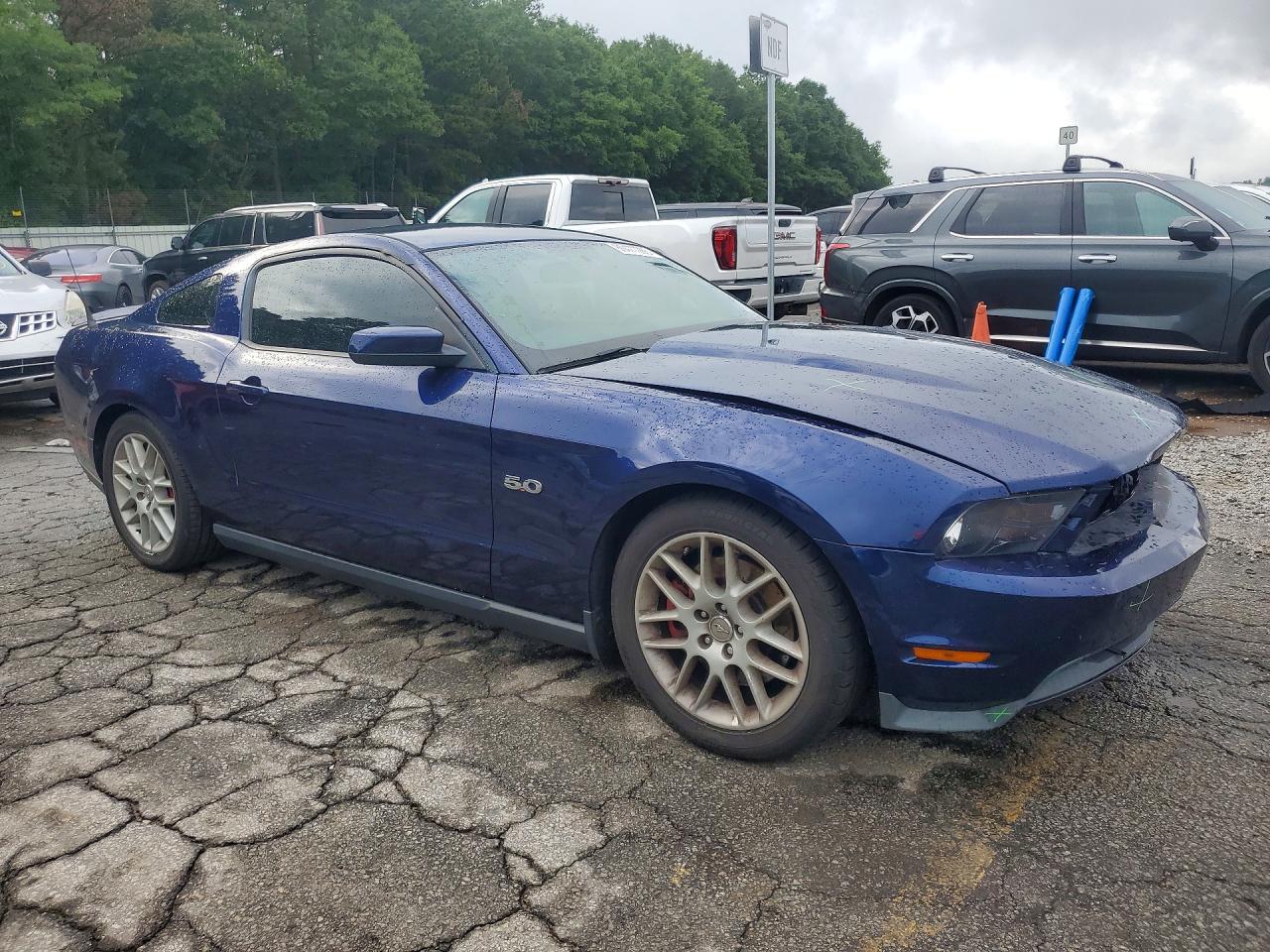 2012 Ford Mustang Gt Blue vin: 1ZVBP8CF5C5248946