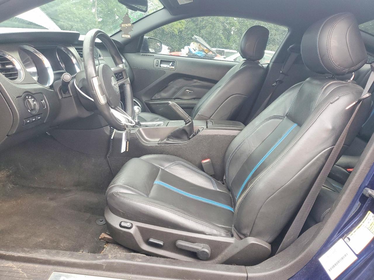 2012 Ford Mustang Gt Blue vin: 1ZVBP8CF5C5248946