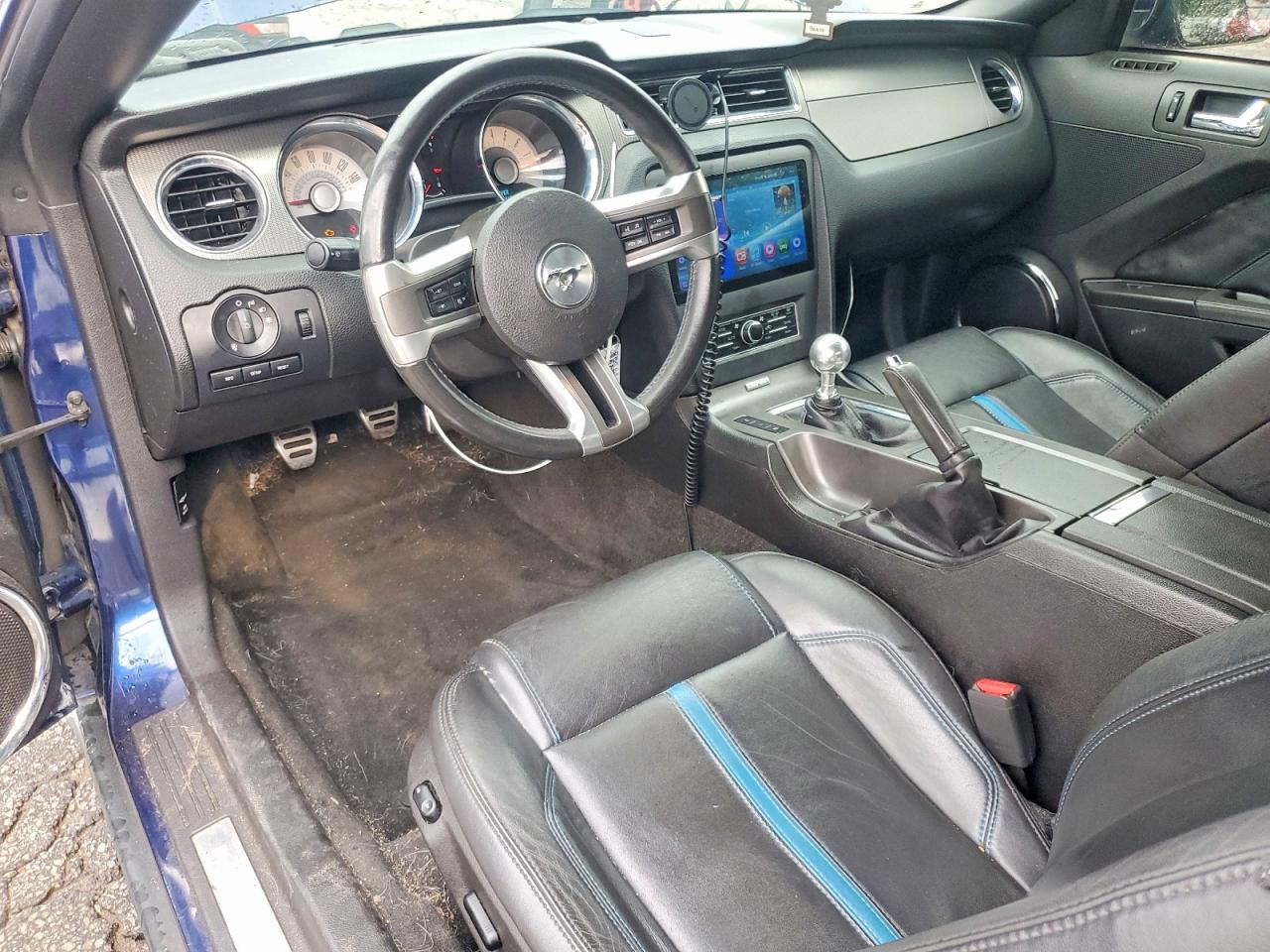 2012 Ford Mustang Gt Blue vin: 1ZVBP8CF5C5248946