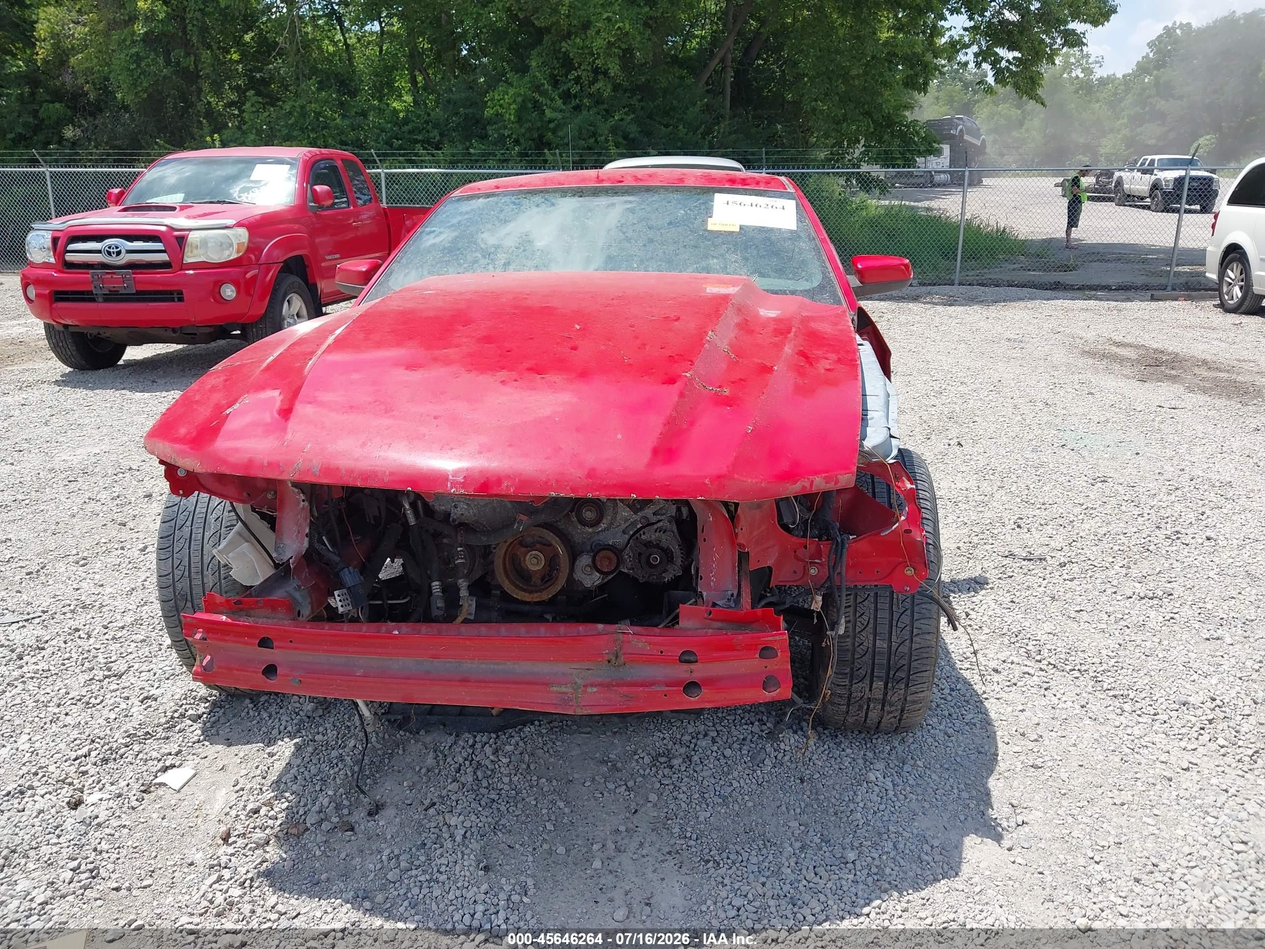 2012 Ford Mustang Gt Premium Red vin: 1ZVBP8CF5C5257520