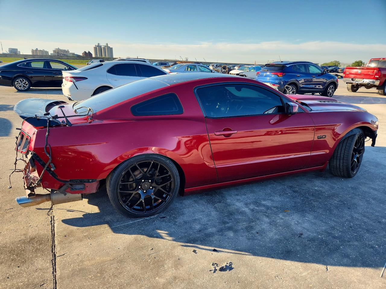 2014 Ford Mustang Gt Burgundy vin: 1ZVBP8CF5E5214458